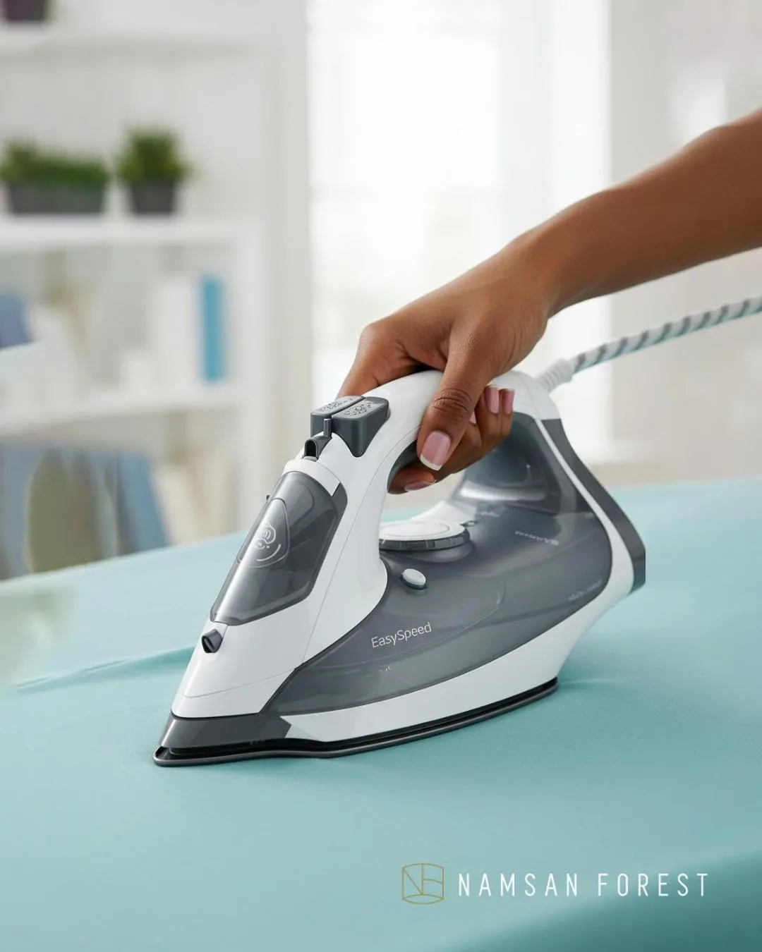 flat iron in Namsan Forest in Myeongdong