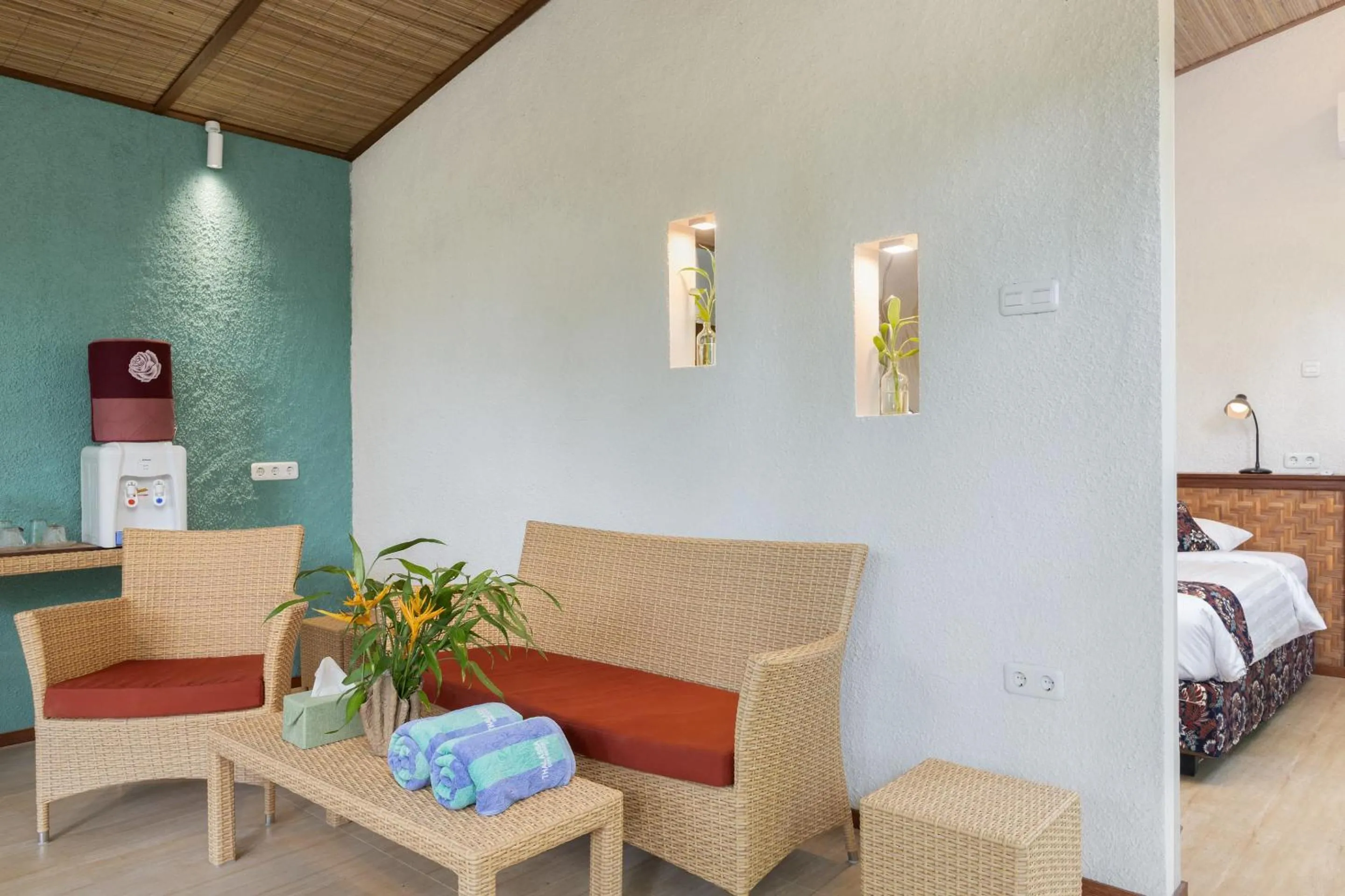 Bed in Thalassa Dive & Wellbeing Resort Manado