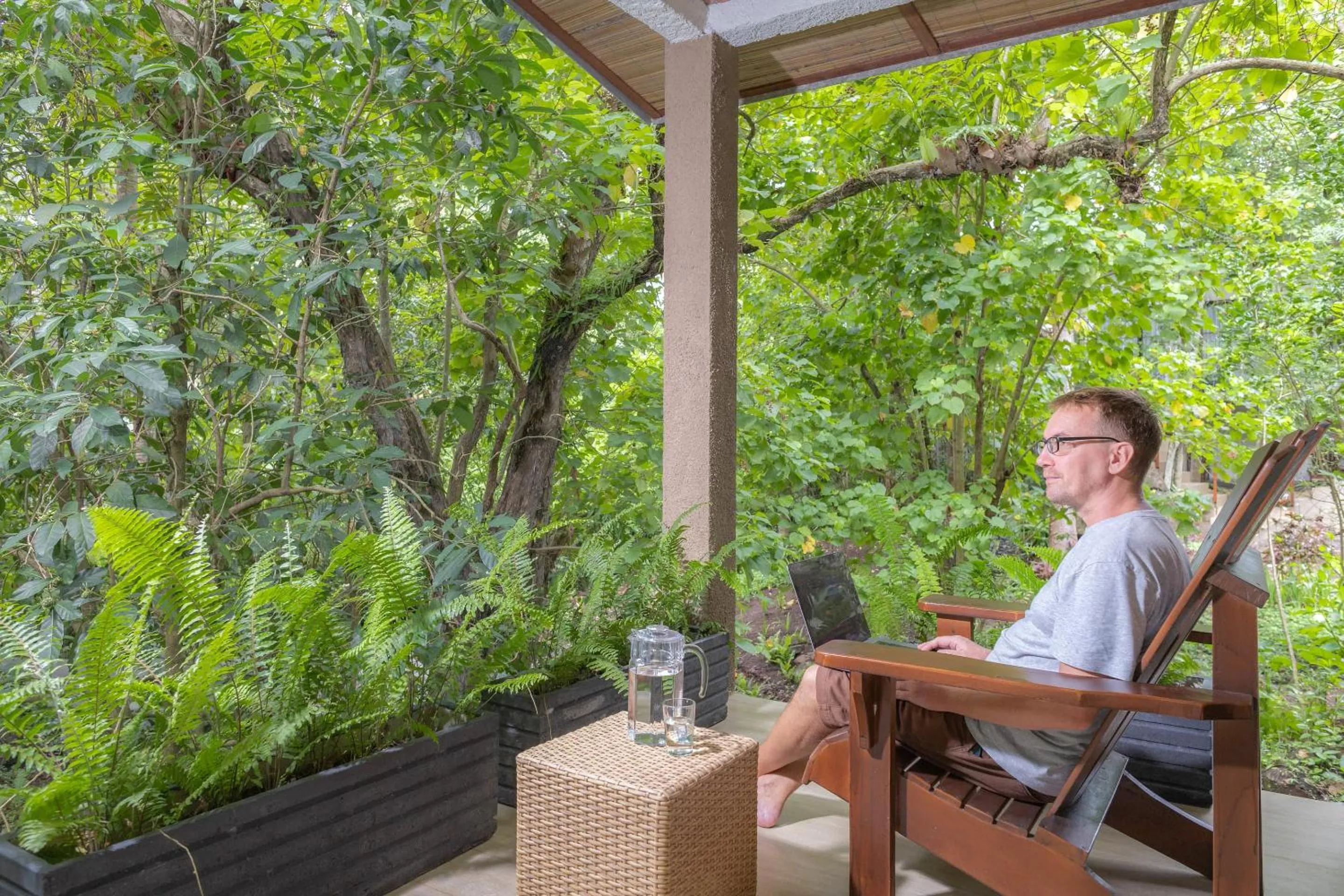 Patio in Thalassa Dive & Wellbeing Resort Manado