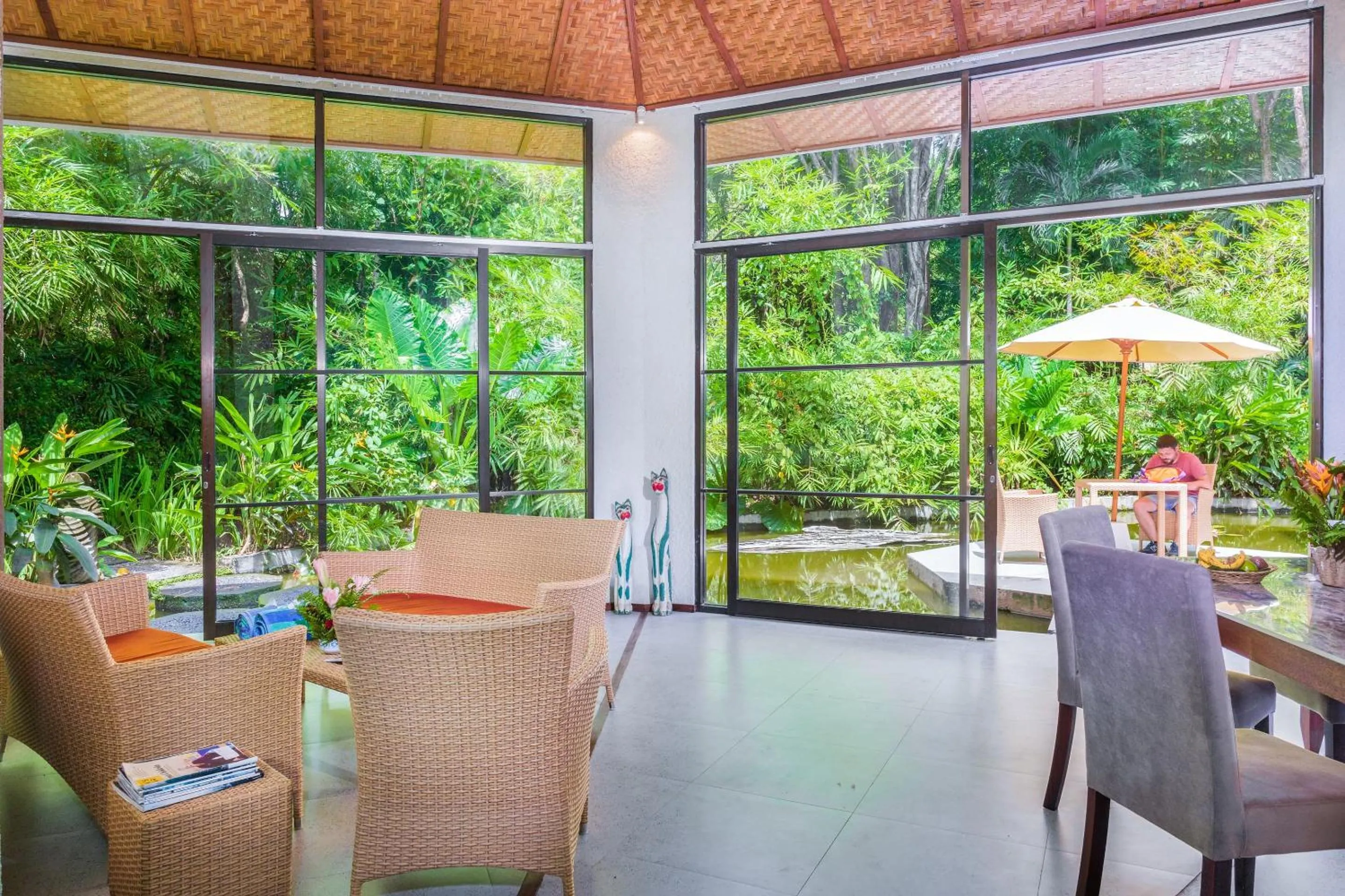 Patio in Thalassa Dive & Wellbeing Resort Manado