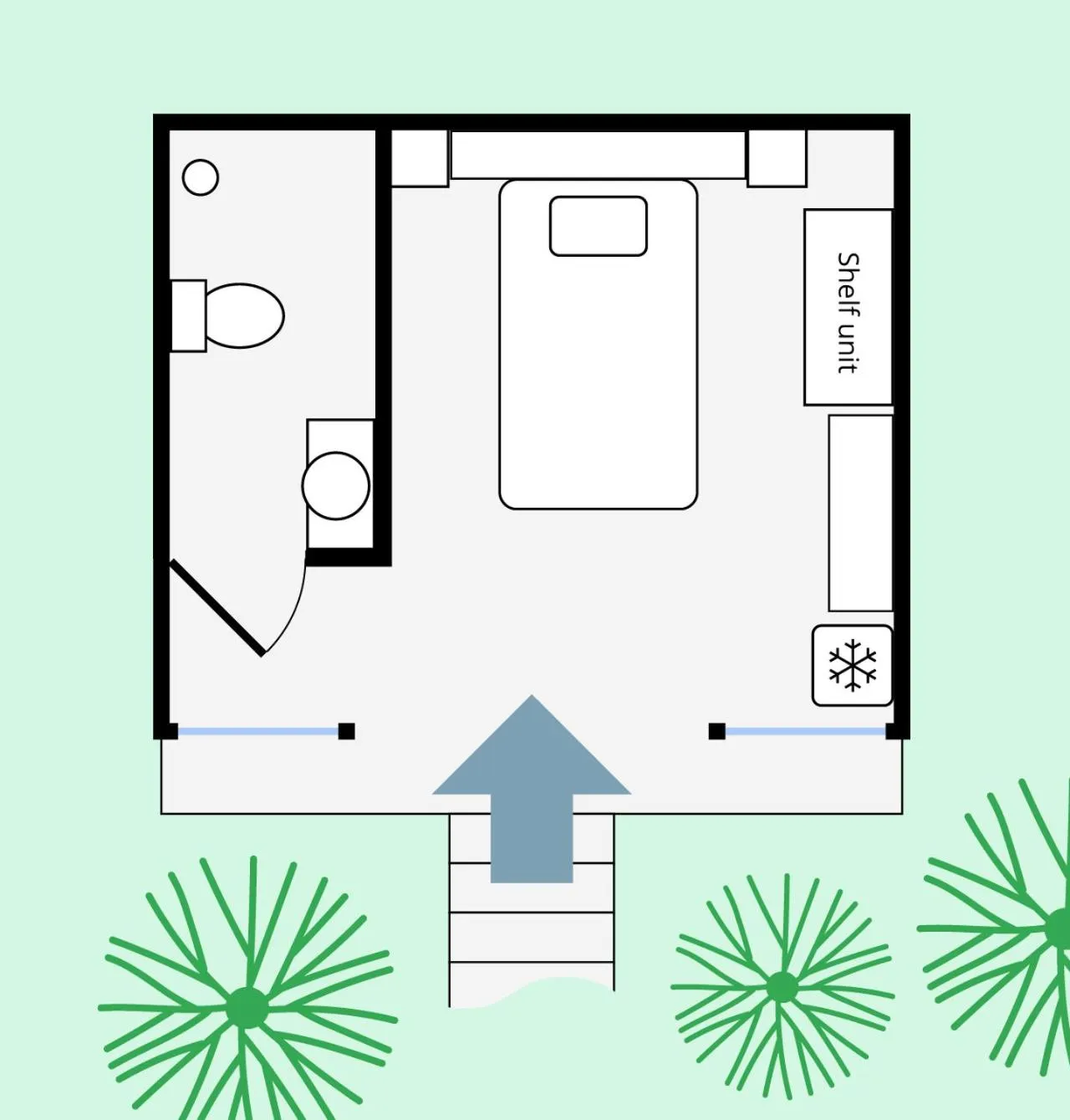 Floor plan in Thalassa Dive & Wellbeing Resort Manado