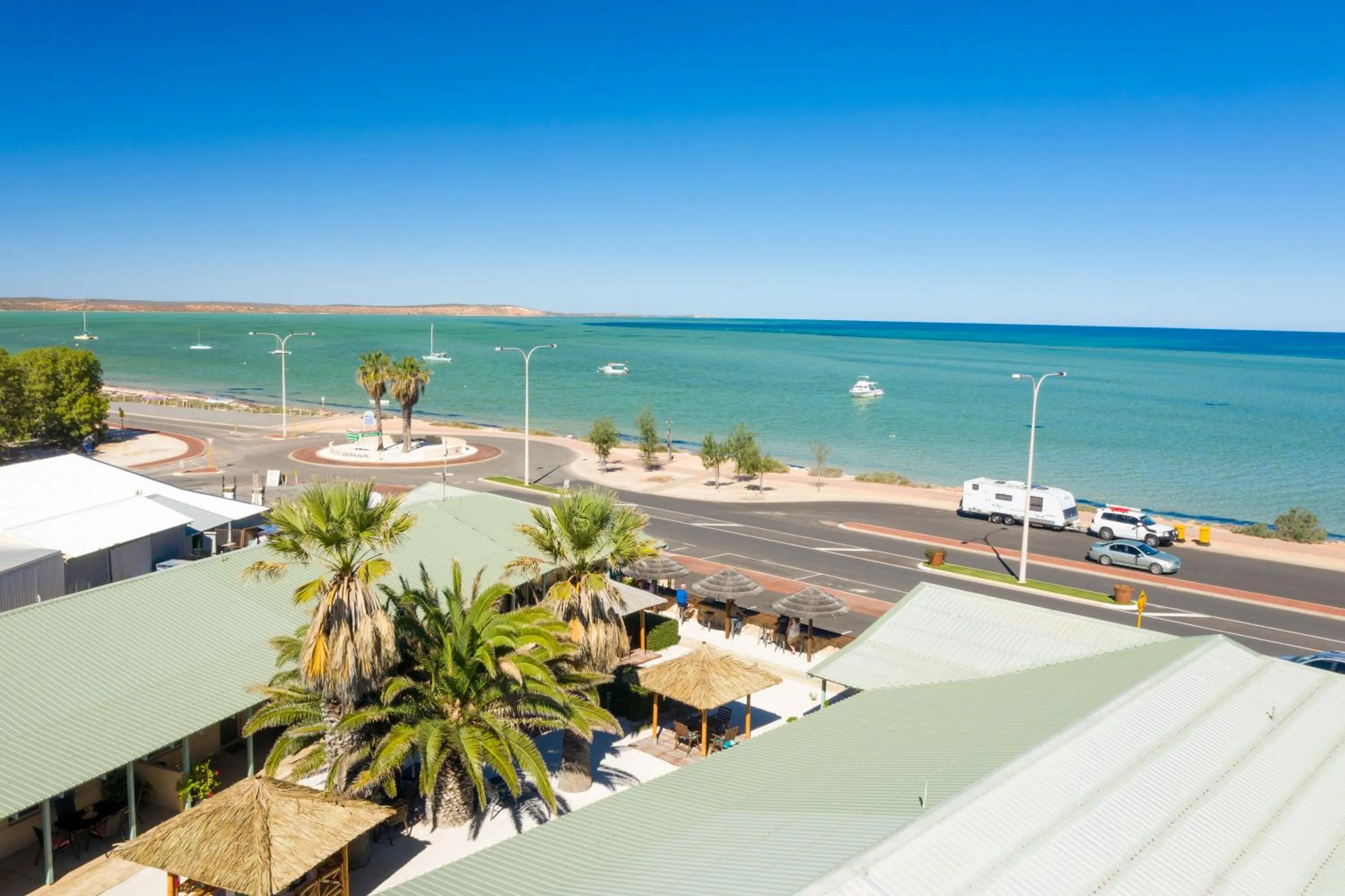 Bird's eye view in Shark Bay Seafront Apartments