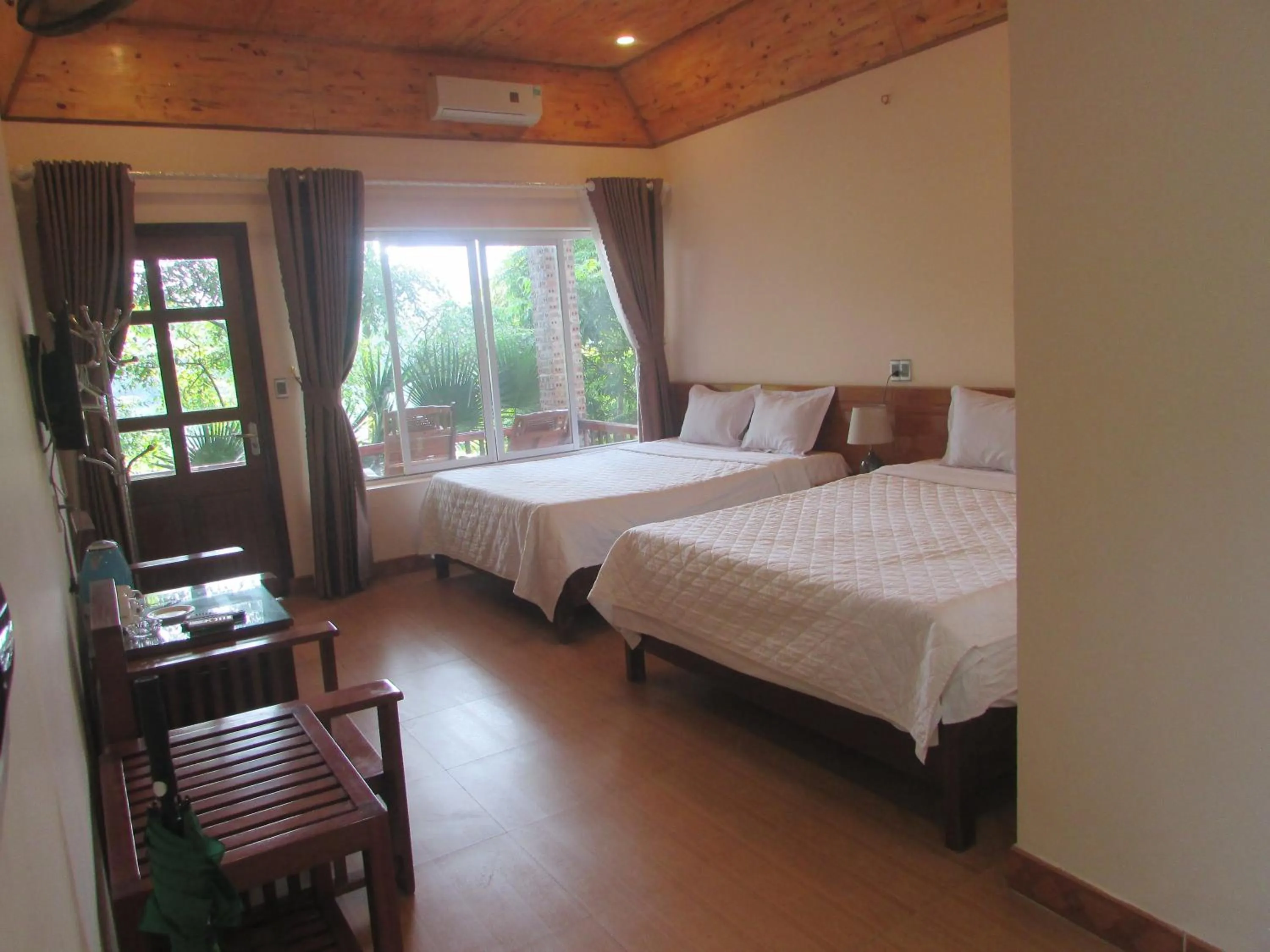 Bed in Truong Xuan Ecolodge