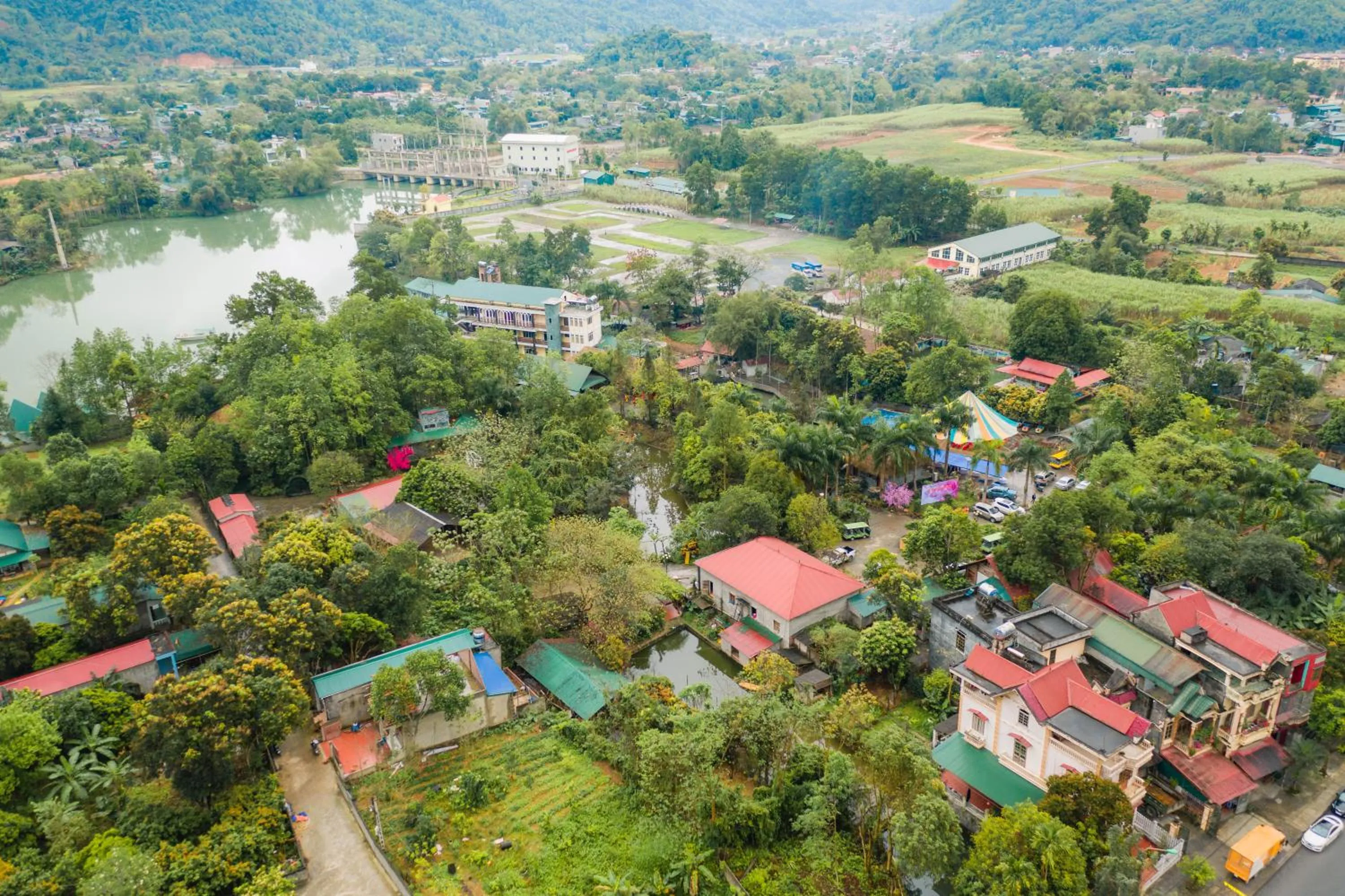Bird's eye view in Truong Xuan Ecolodge