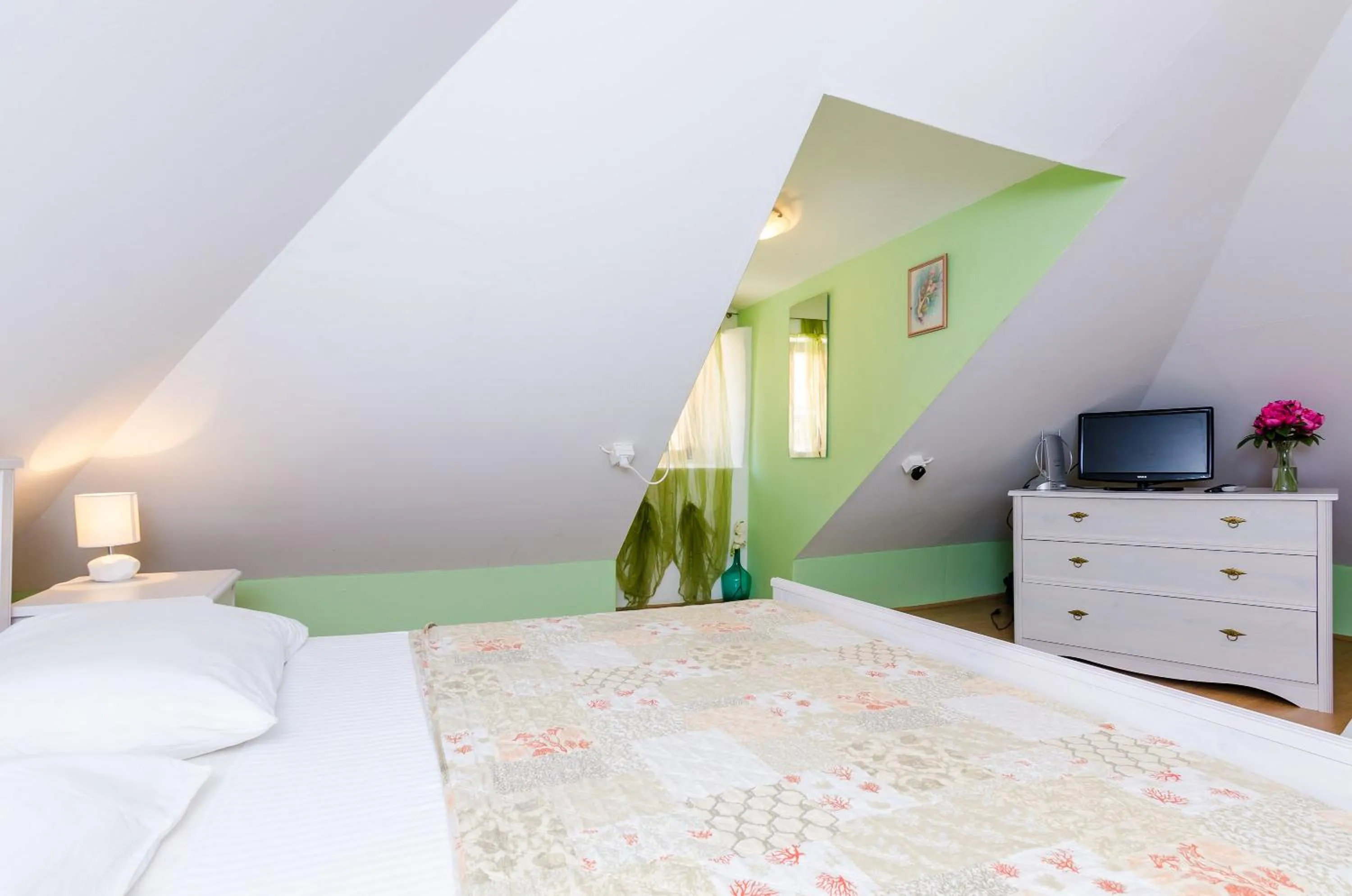 Bedroom in Old Town Baroque Palace Accommodation