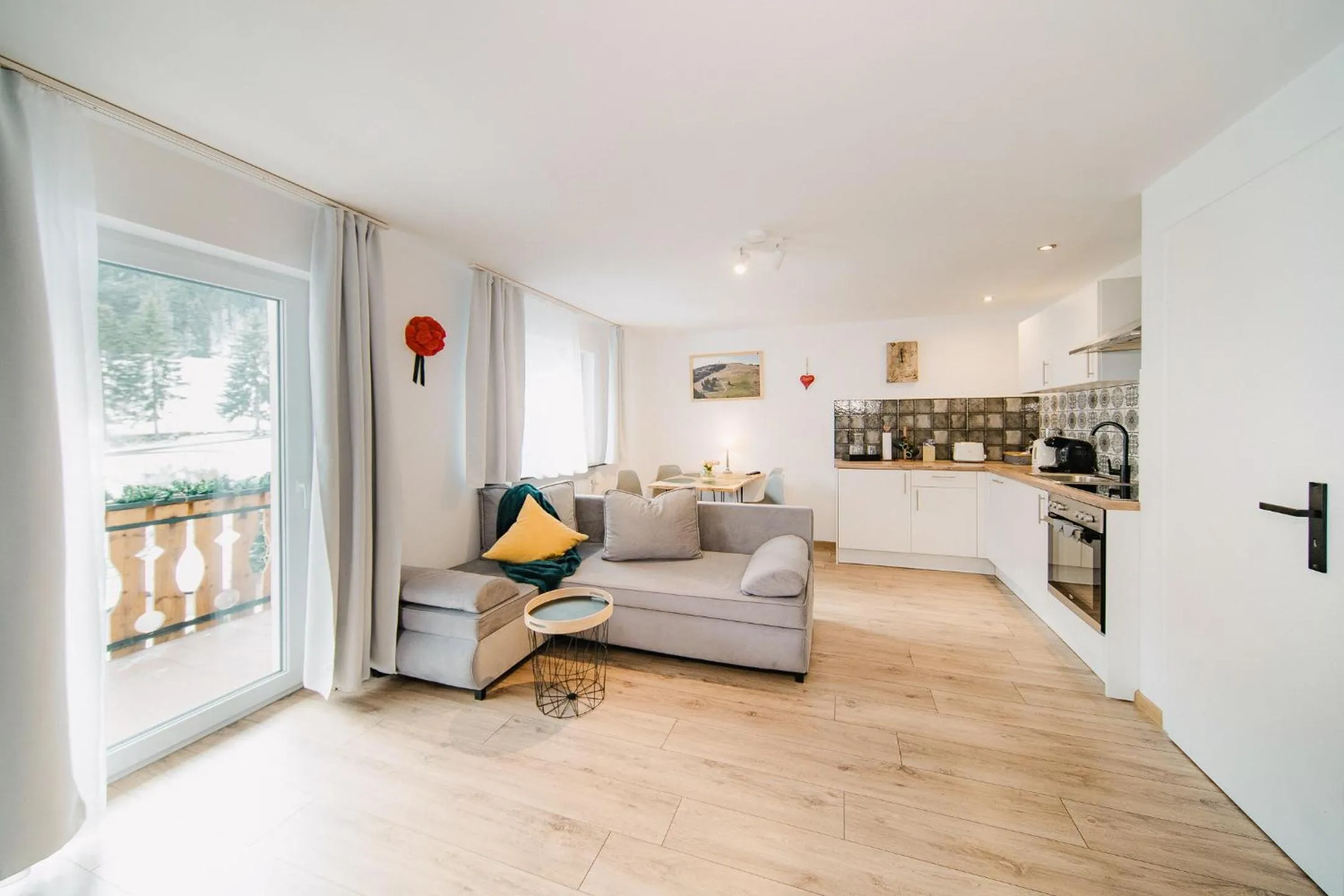 Kitchen or kitchenette in Black Forest Dream Apartments