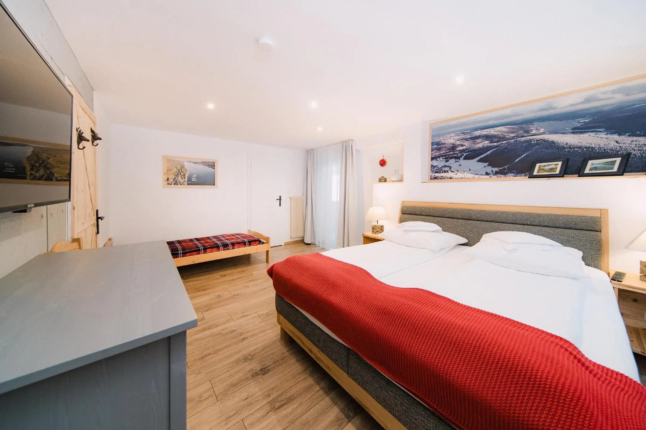 Bed in Black Forest Dream Apartments