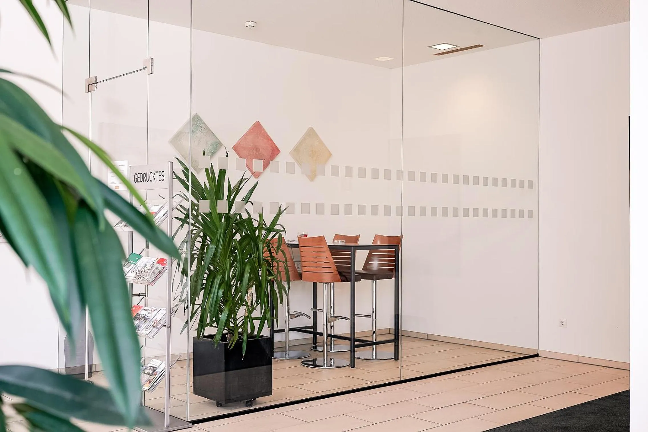 Lobby or reception in Fairmotel Dornbirn