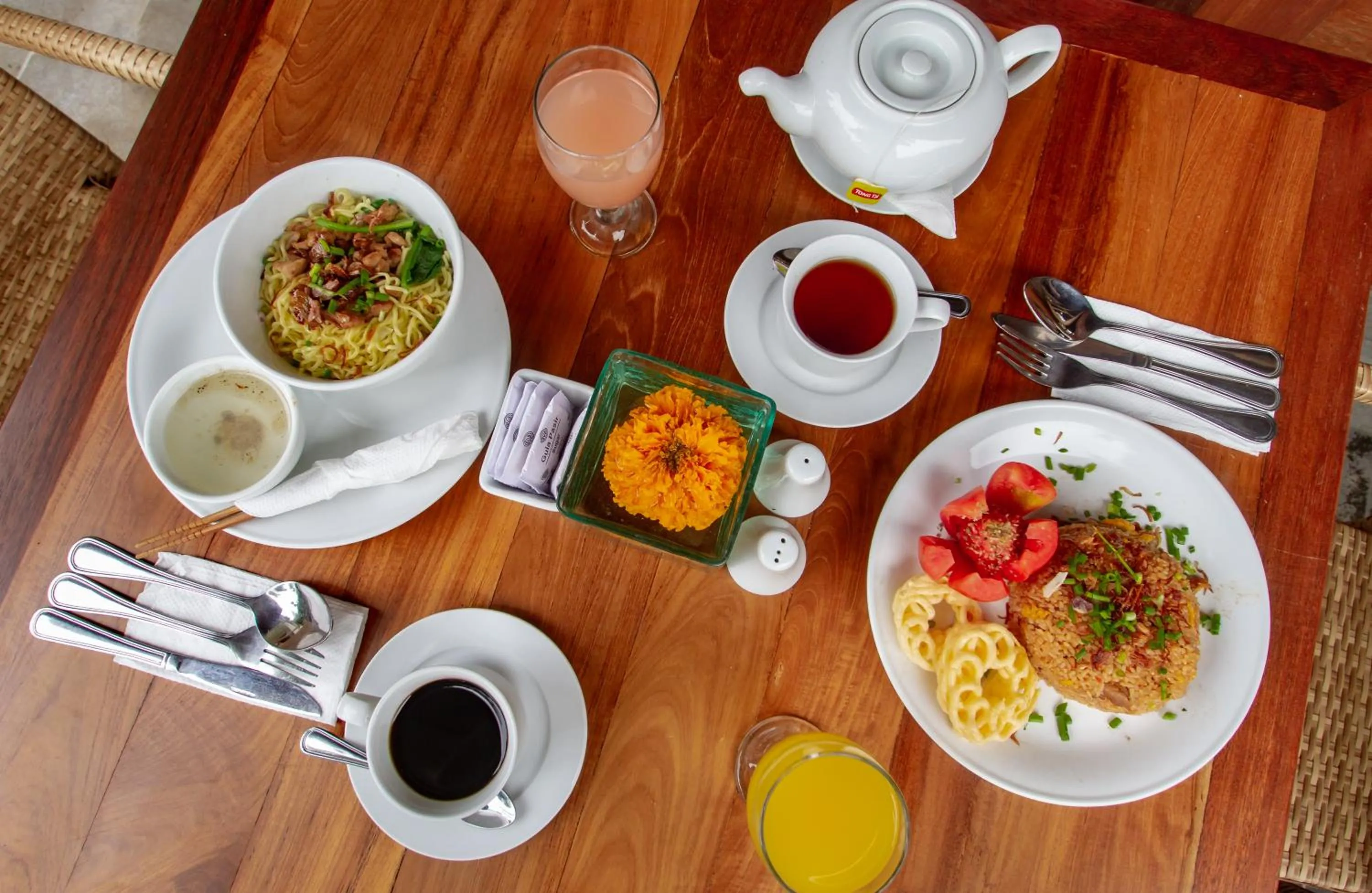 Food and drinks in Graha Petulu Ubud by GenuineHost