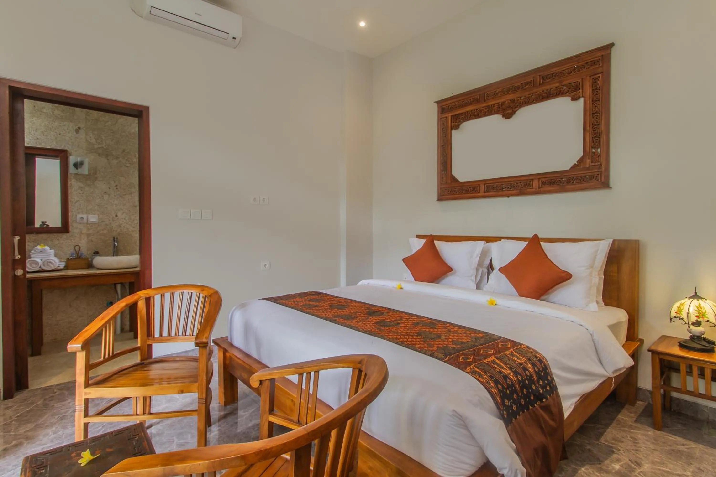 Bed in Graha Petulu Ubud by GenuineHost