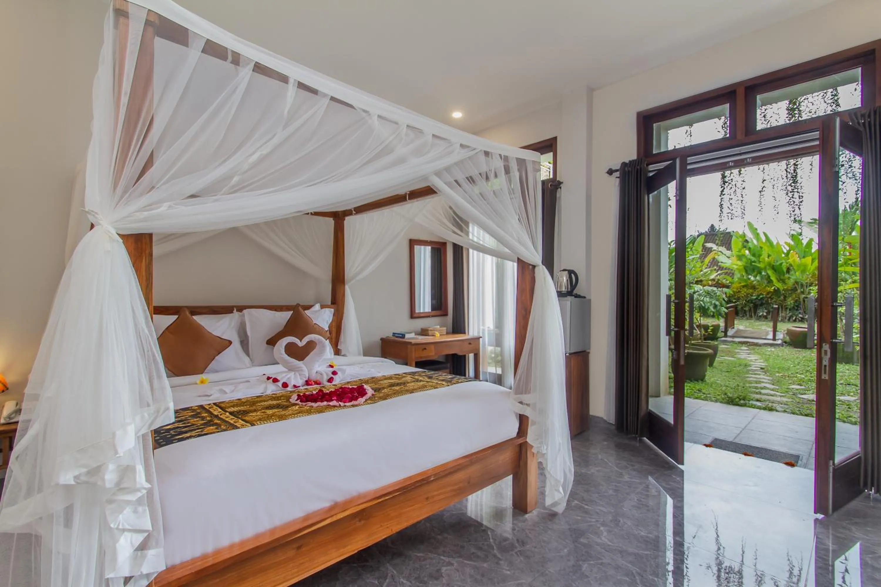 Bedroom, Bed in Graha Petulu Ubud by GenuineHost