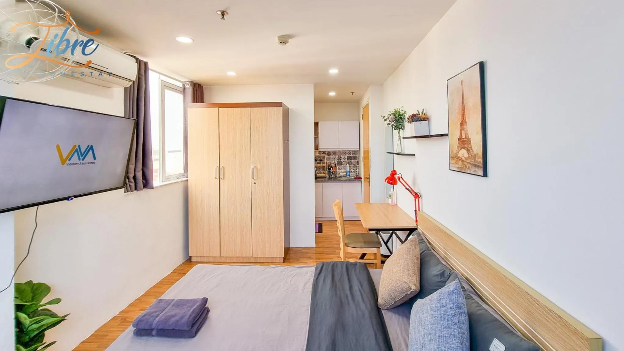 Kitchen or kitchenette in Libré Homestay