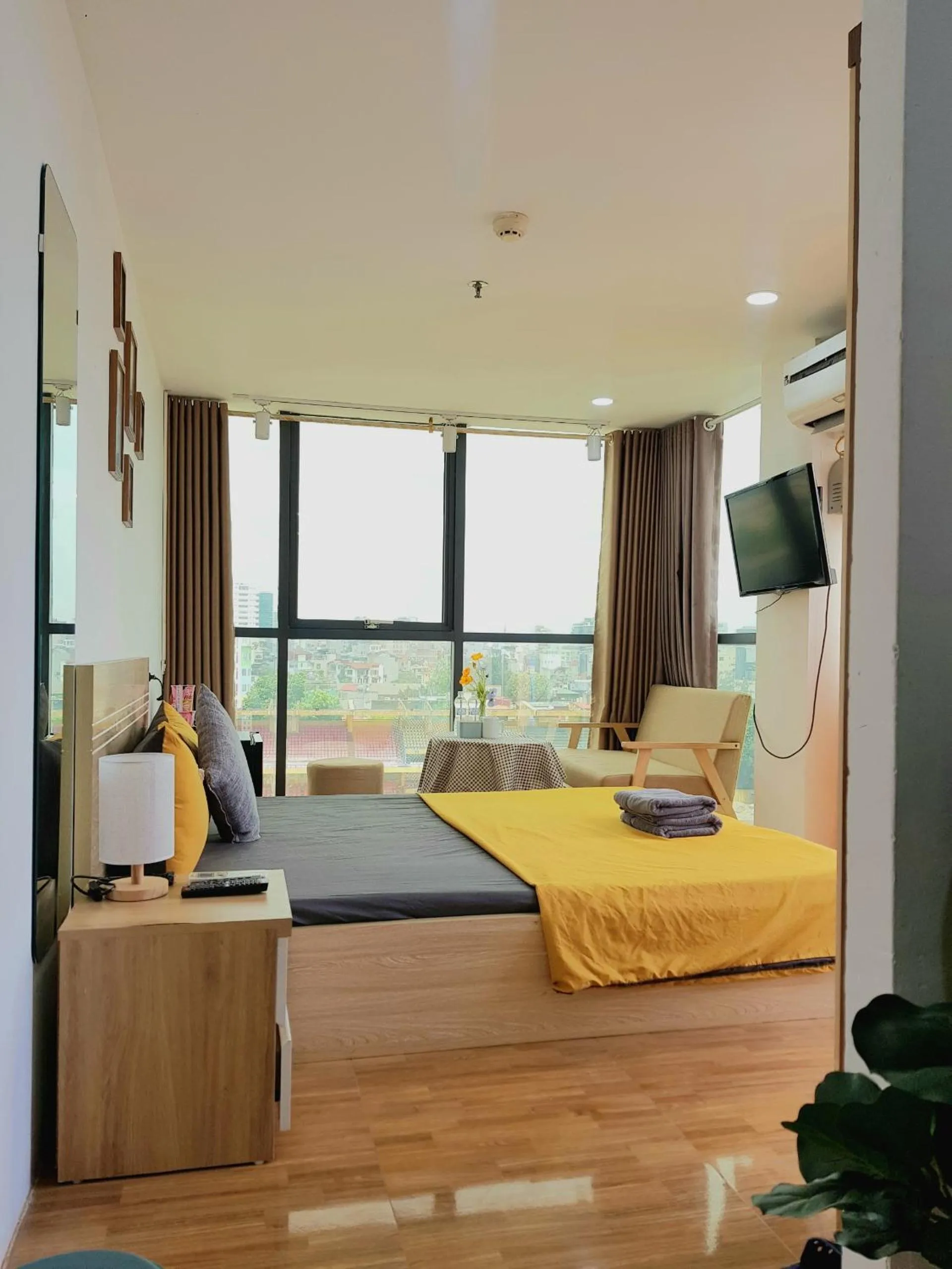 TV and multimedia, Bed in Libré Homestay