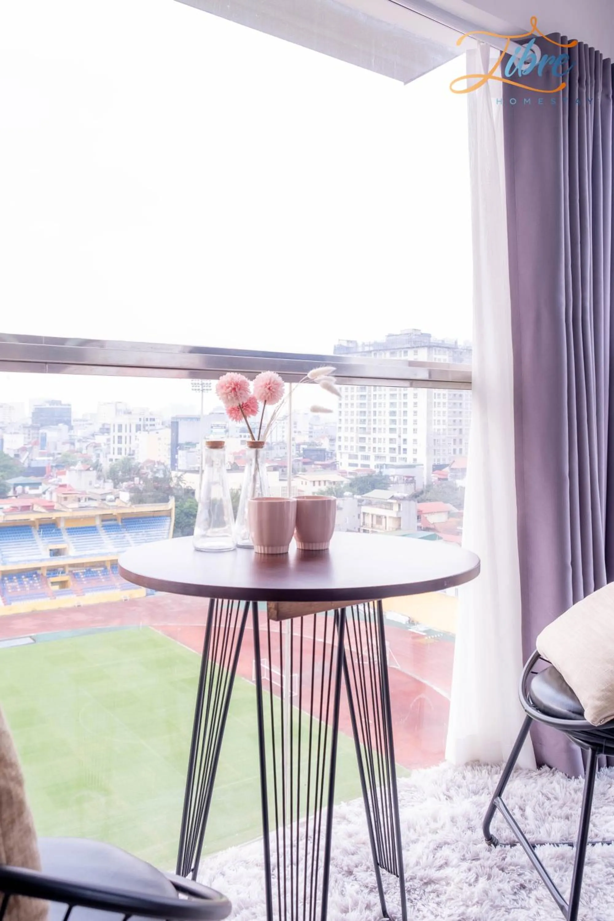 Seating area in Libré Homestay