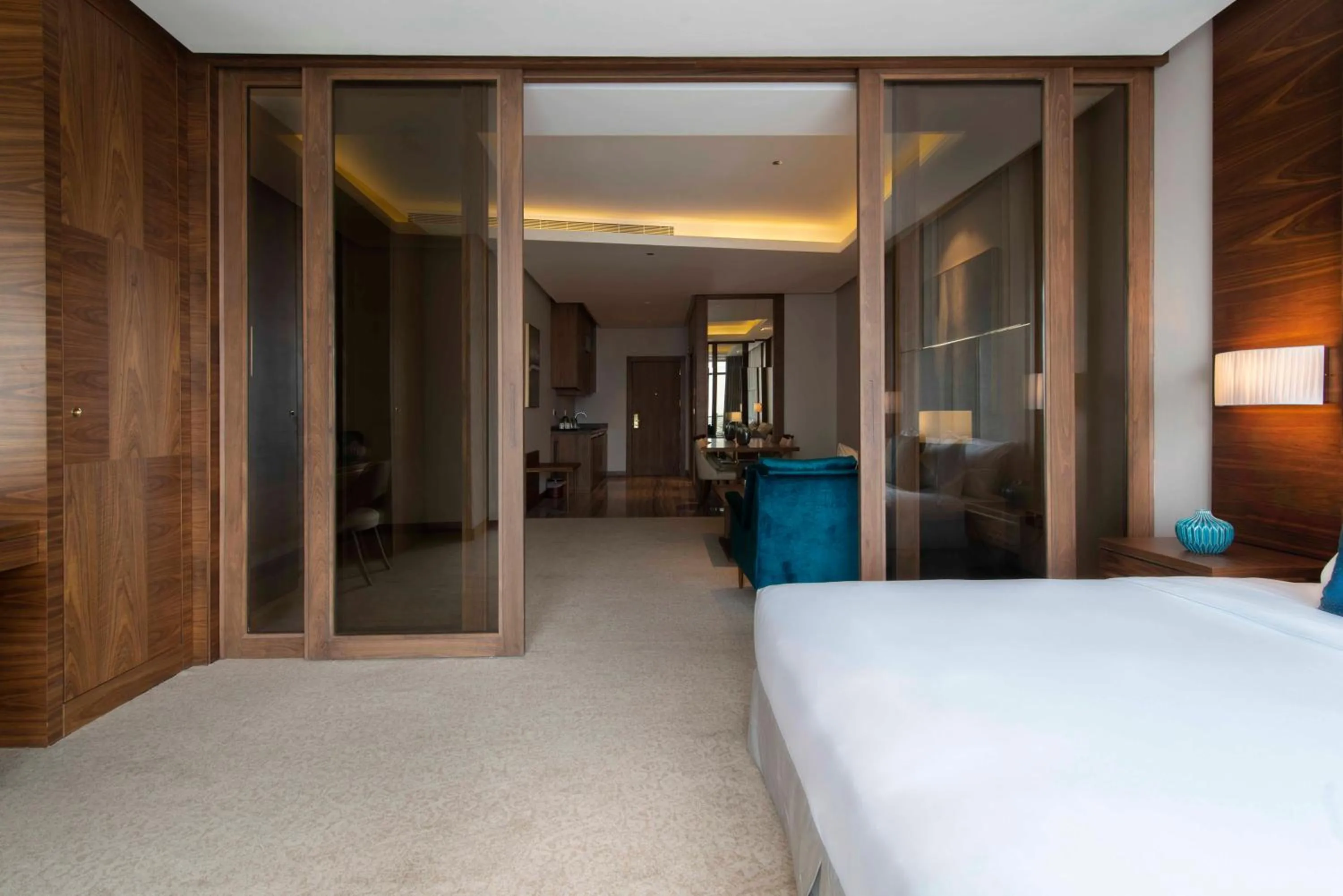 Bedroom, Bed in WAW Hotel Suites King Abdullah Road