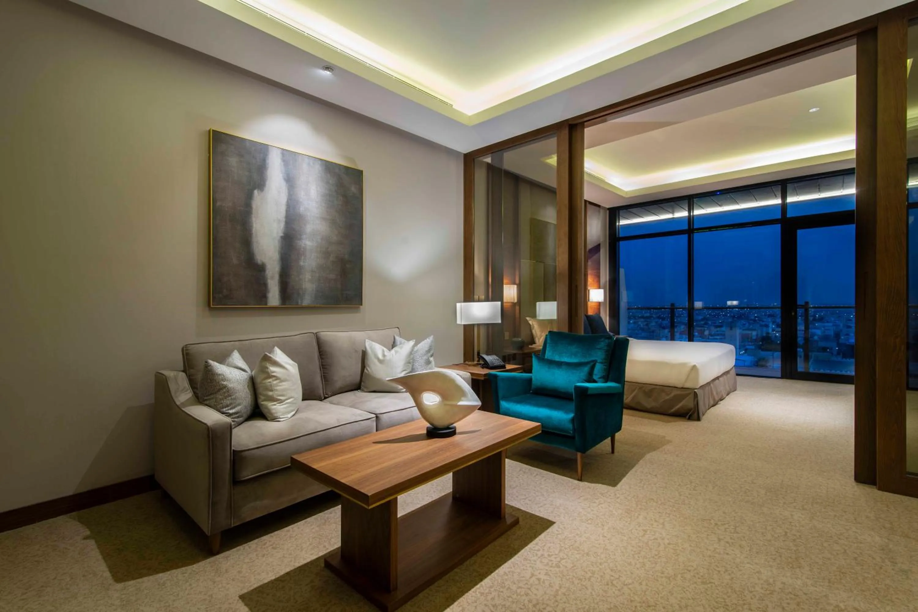 Living room in WAW Hotel Suites King Abdullah Road