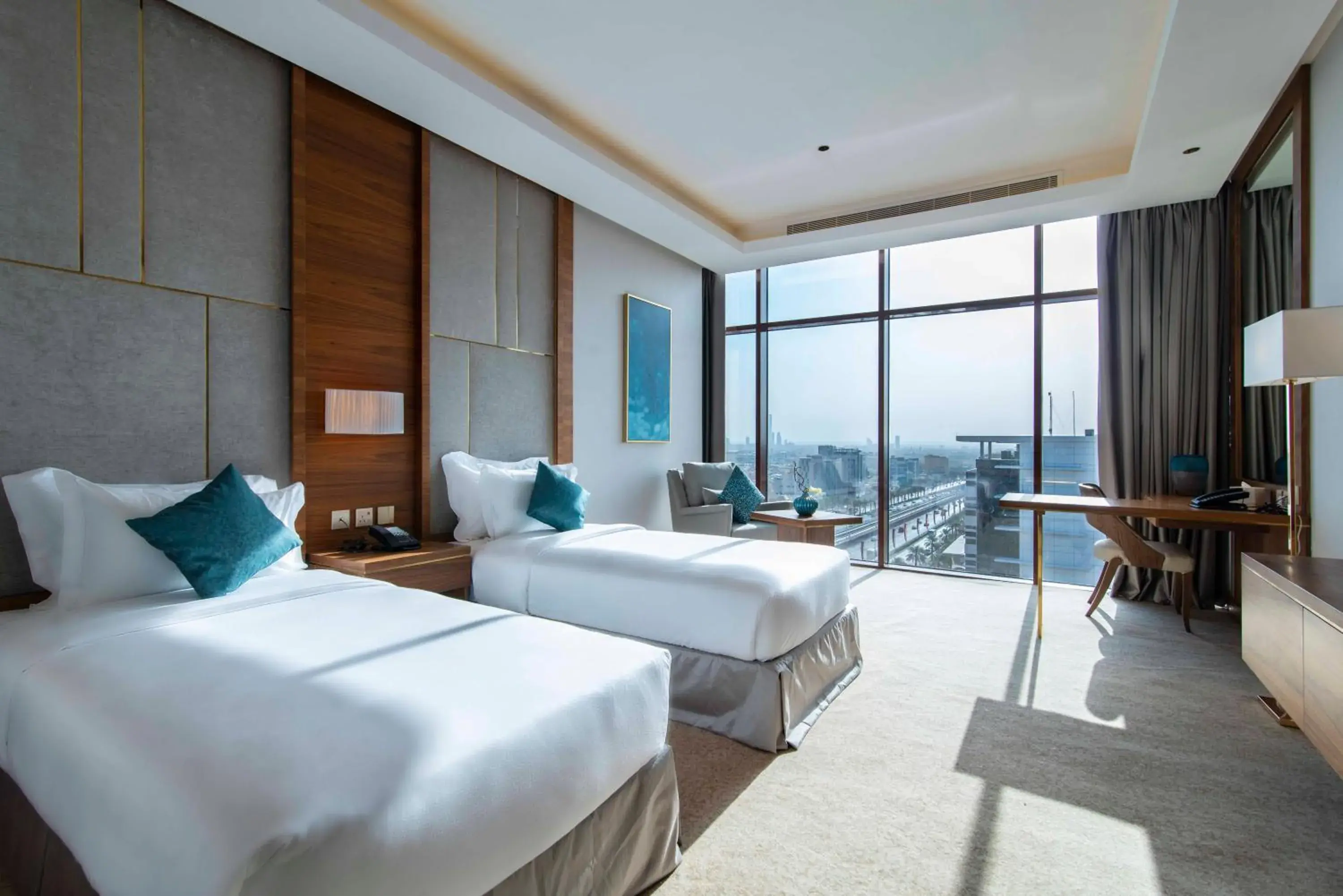 Deluxe Twin Room in WAW Hotel Suites King Abdullah Road Deluxe Twin Room in WAW Hotel Suites King Abdullah Road