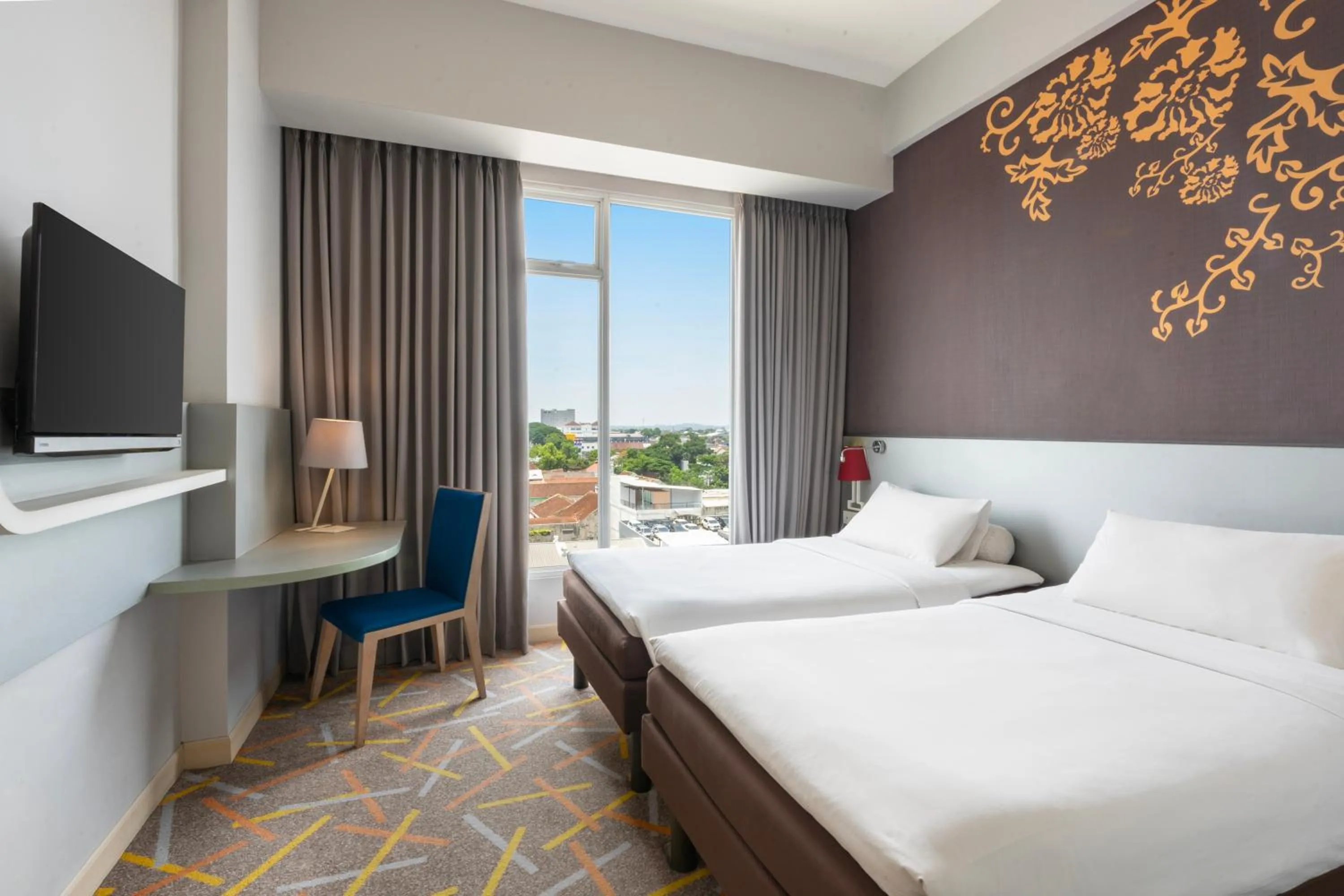 View (from property/room), Bed in Ibis Styles Malang