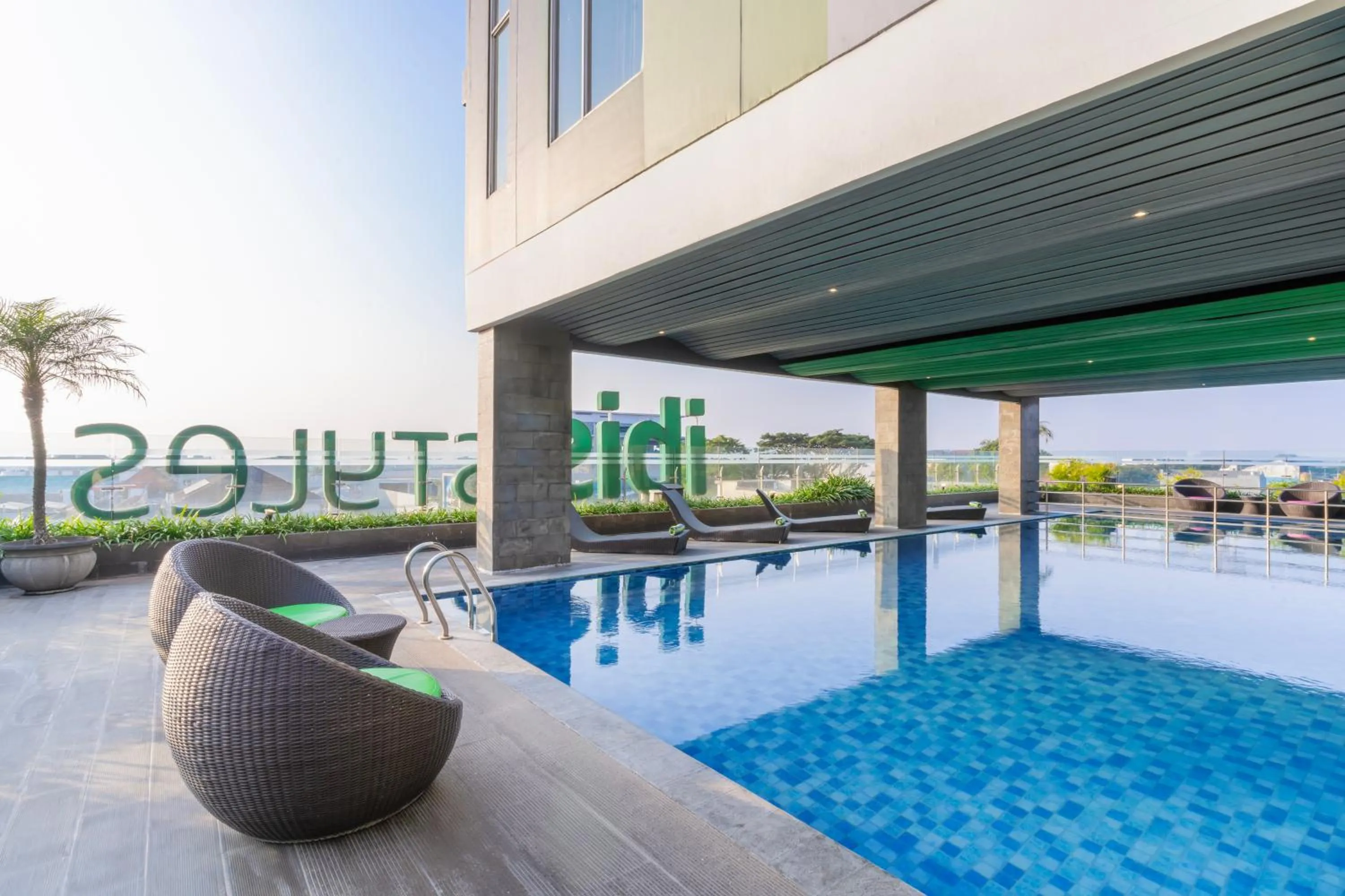 Swimming pool in Ibis Styles Malang