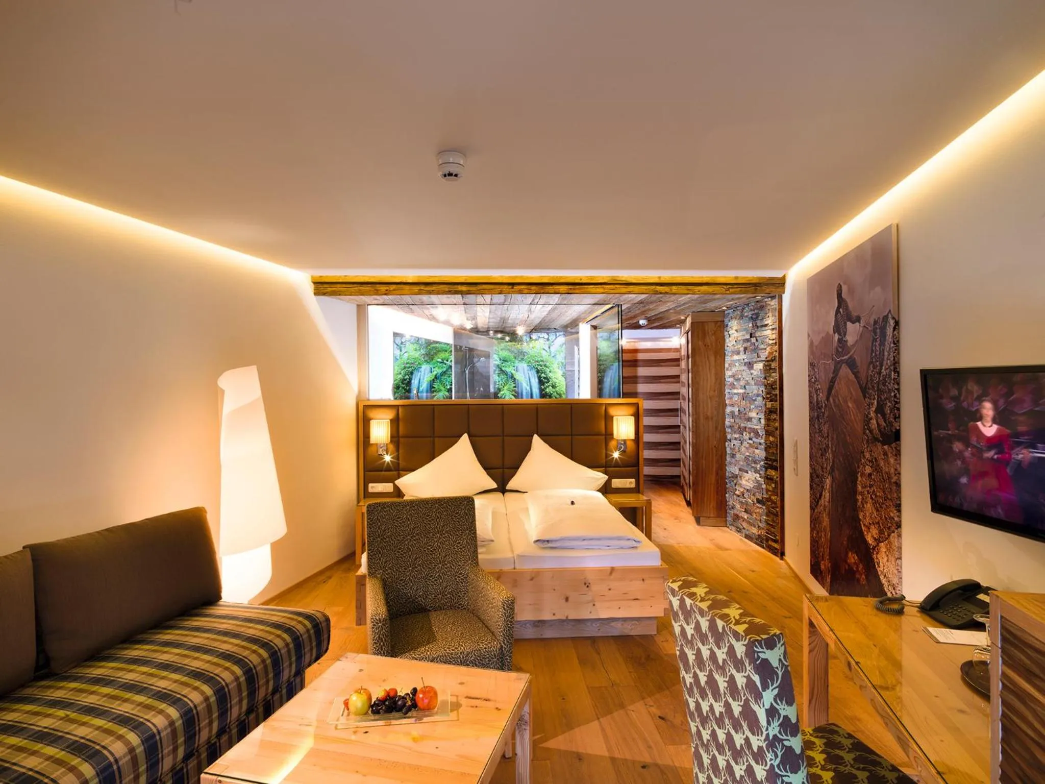 Photo of the whole room, Bed in Aktivhotel Alpendorf