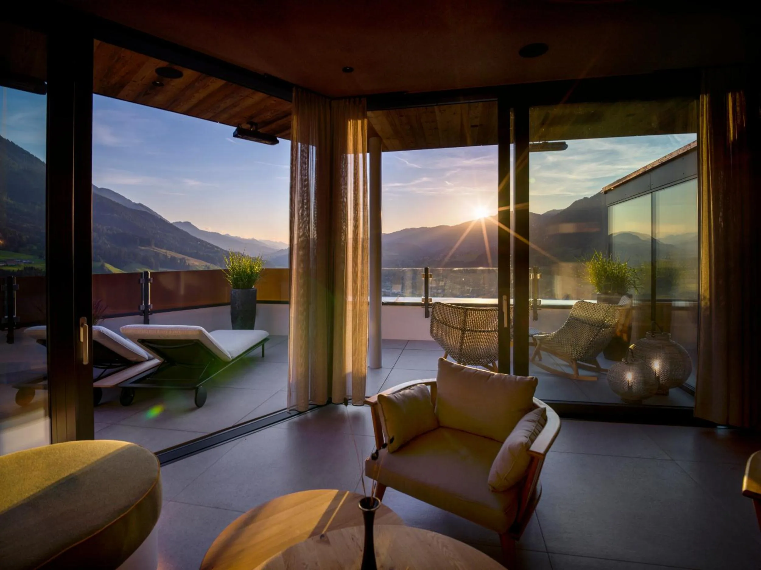 Sauna in Aktivhotel Alpendorf