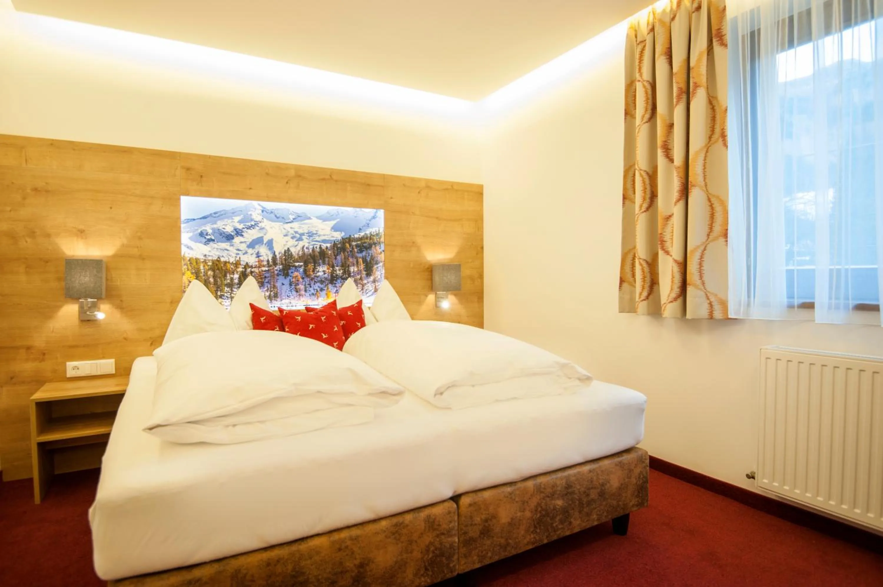 Bed in Landhaus & Appartementhaus Haussteiner