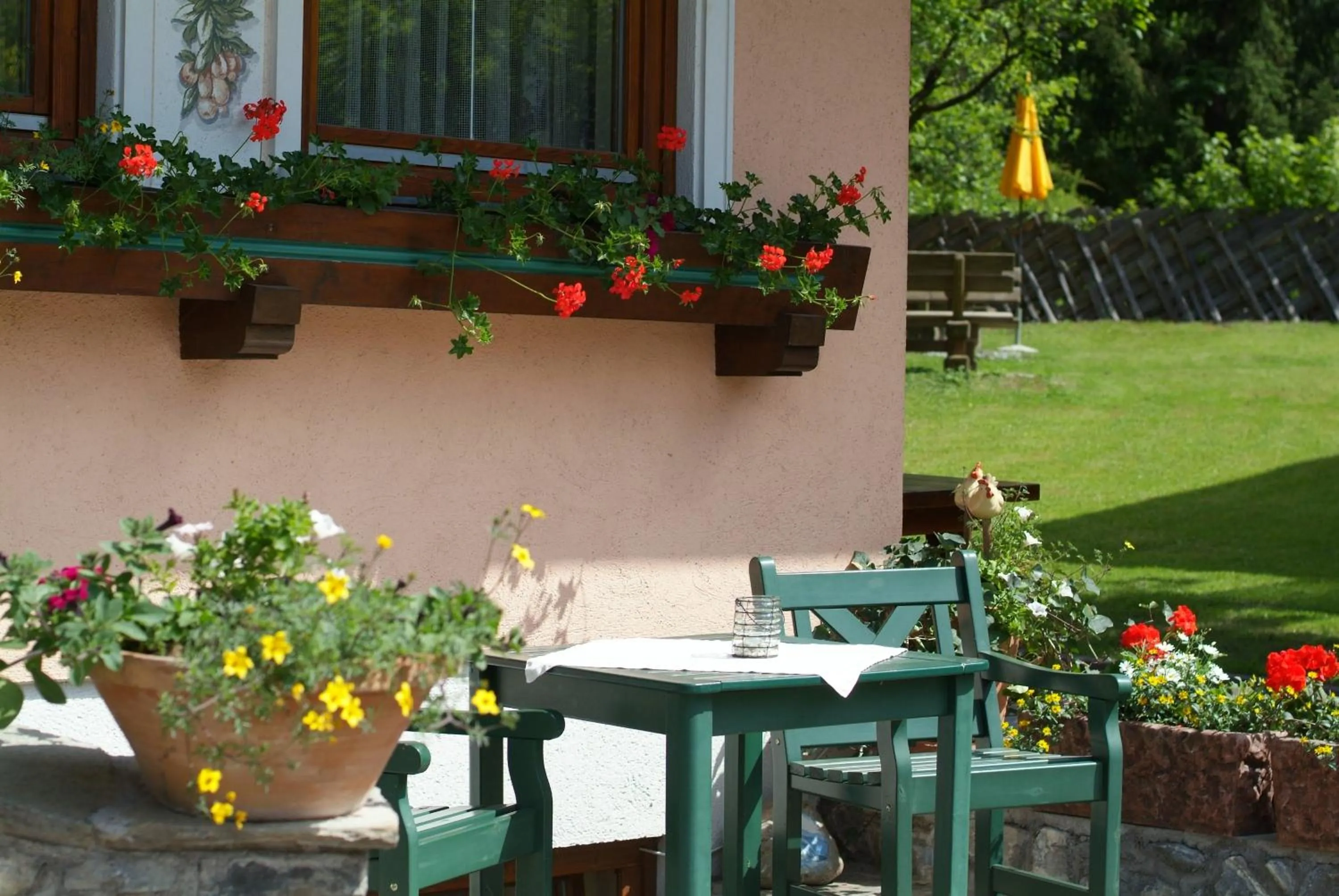 Balcony/Terrace in Landhaus & Appartementhaus Haussteiner
