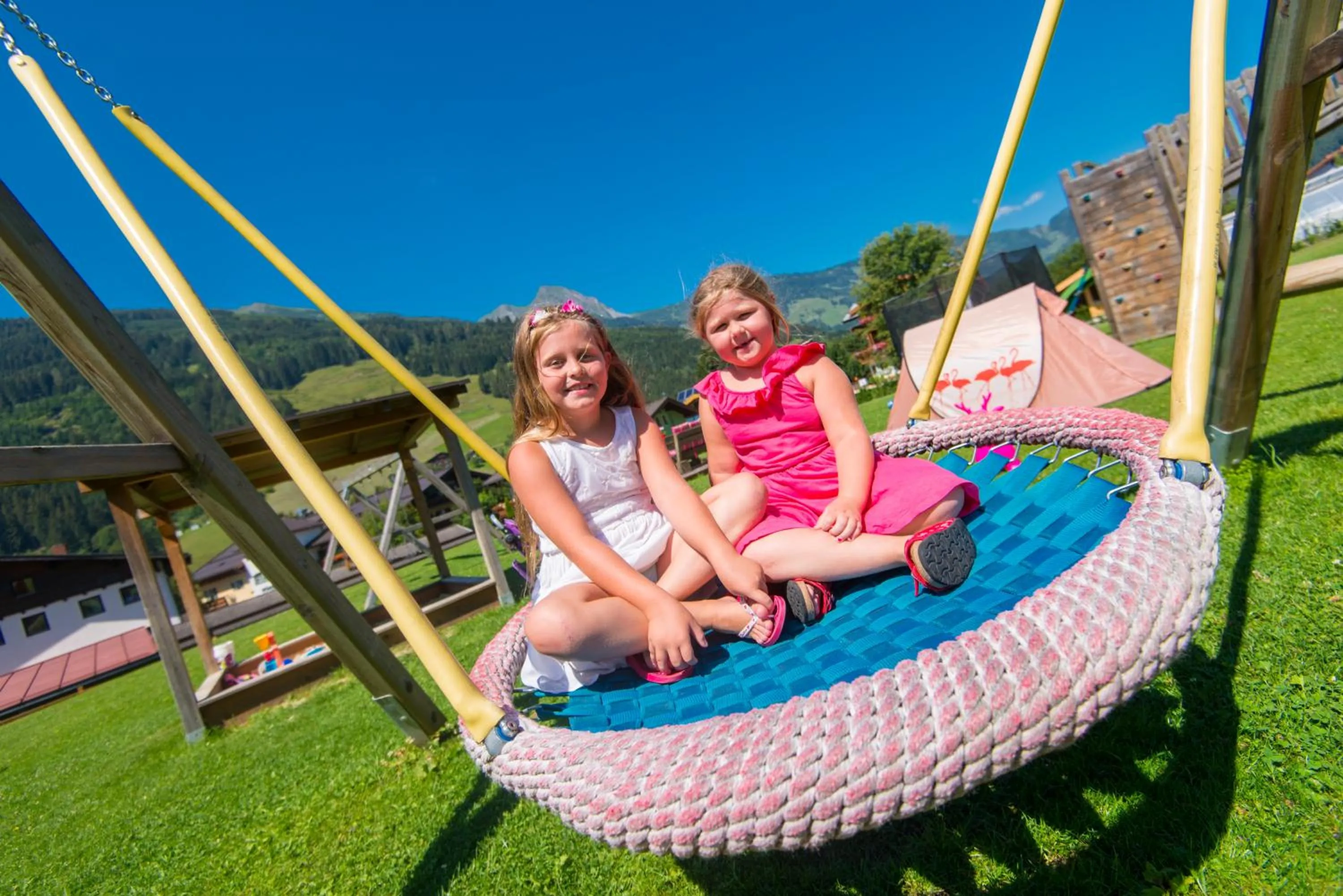Children play ground in Landhaus & Appartementhaus Haussteiner