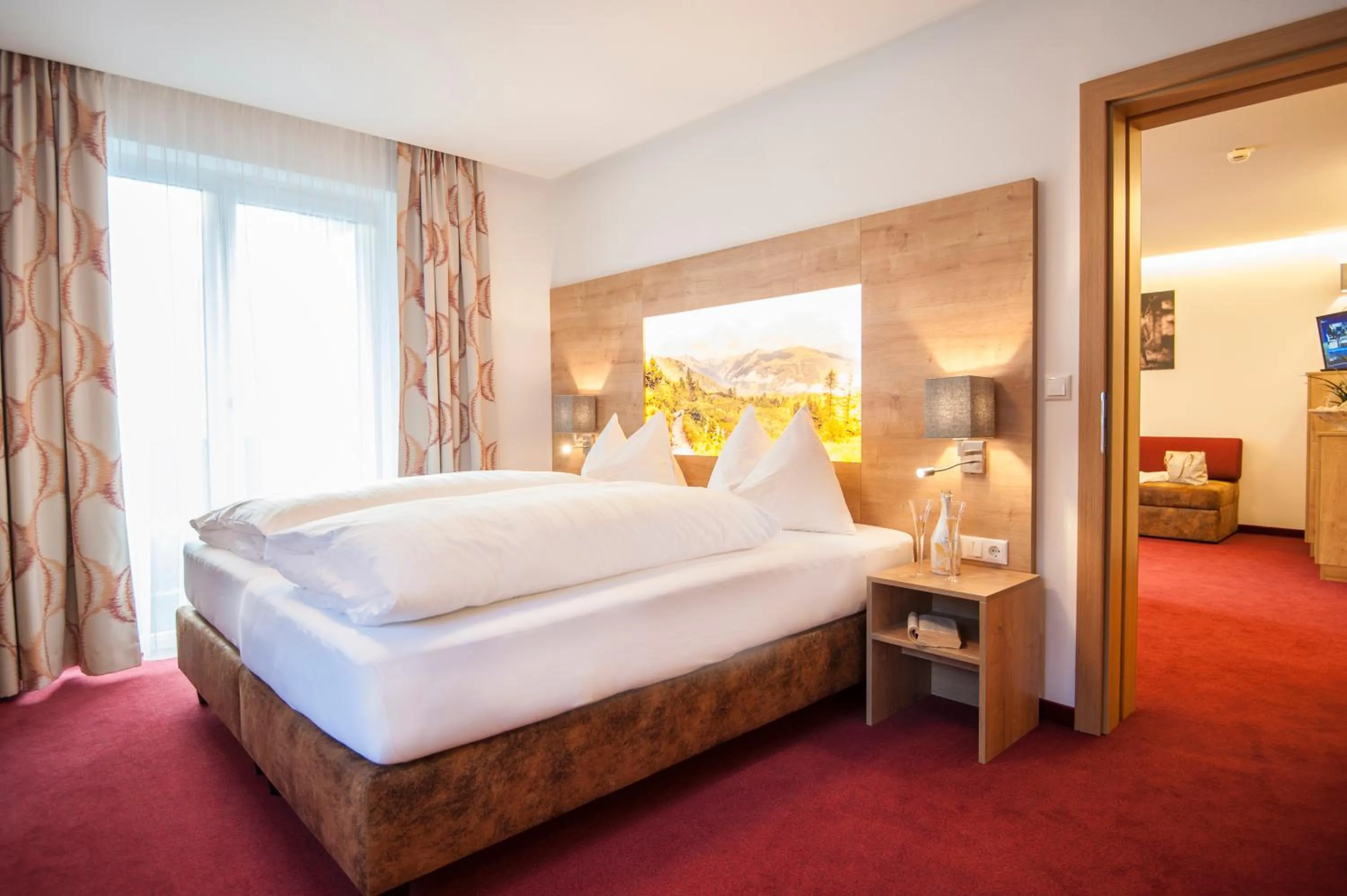 Bed in Landhaus & Appartementhaus Haussteiner