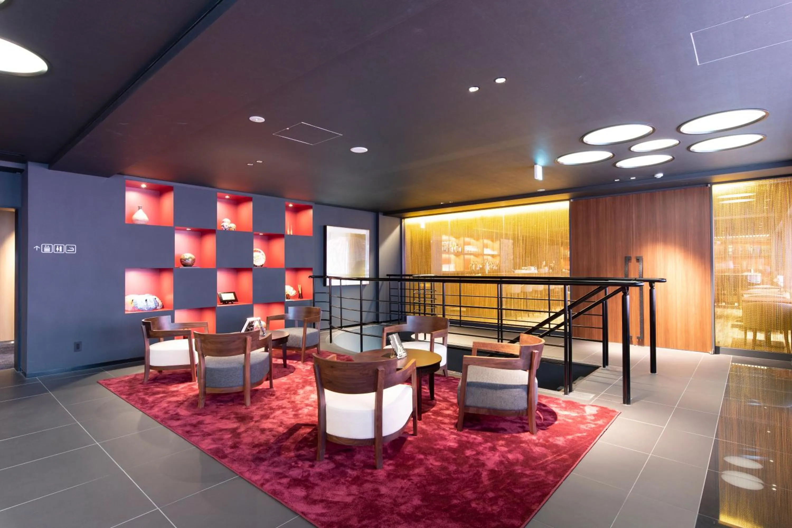 Lounge or bar in Torifito Hotel & Pod Kanazawa