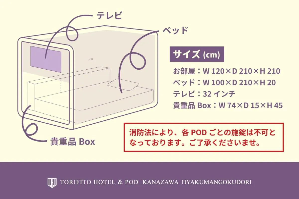 Torifito Hotel & Pod Kanazawa