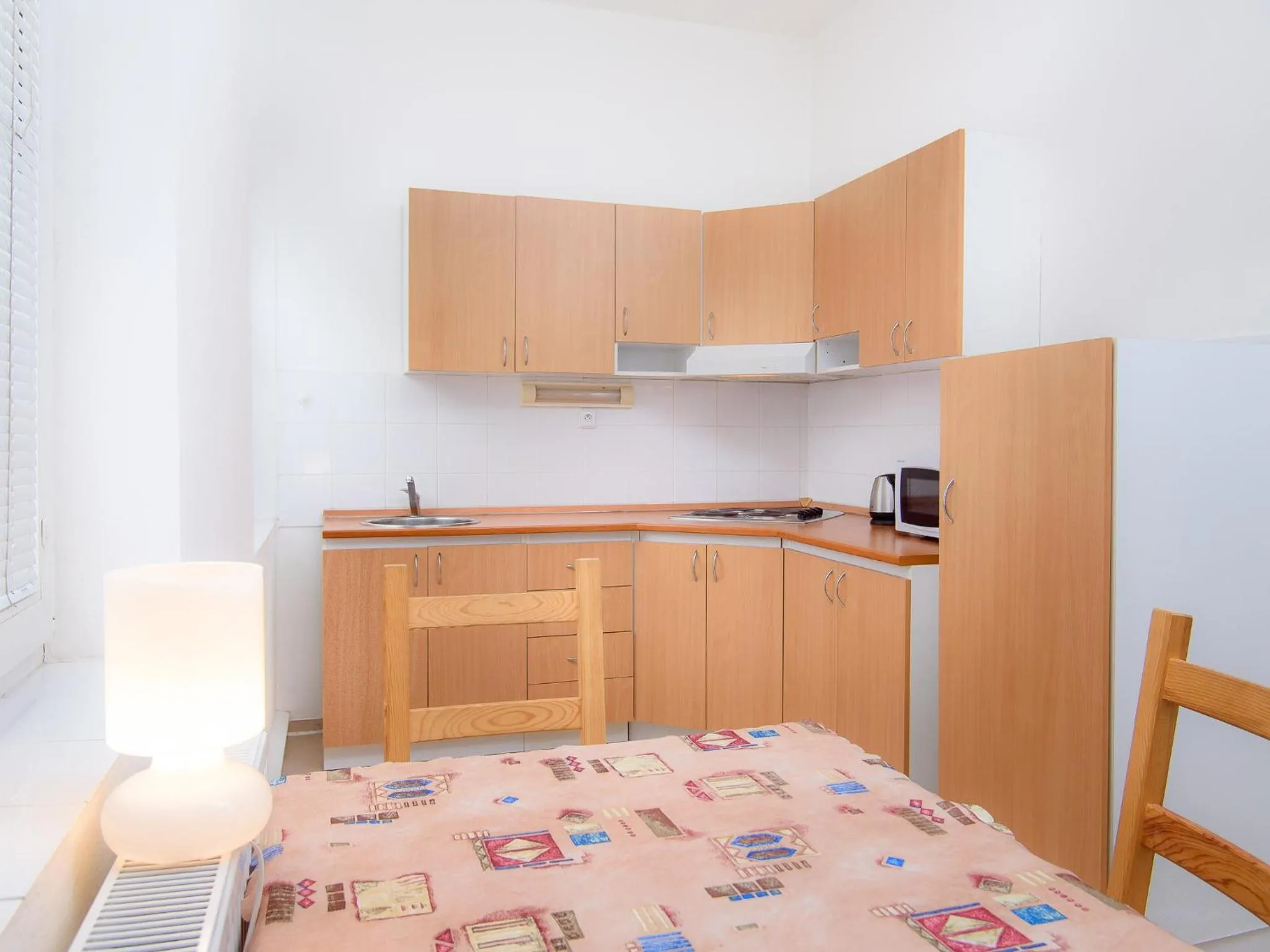 Kitchen or kitchenette, Bed in Hostel BOHEMIA