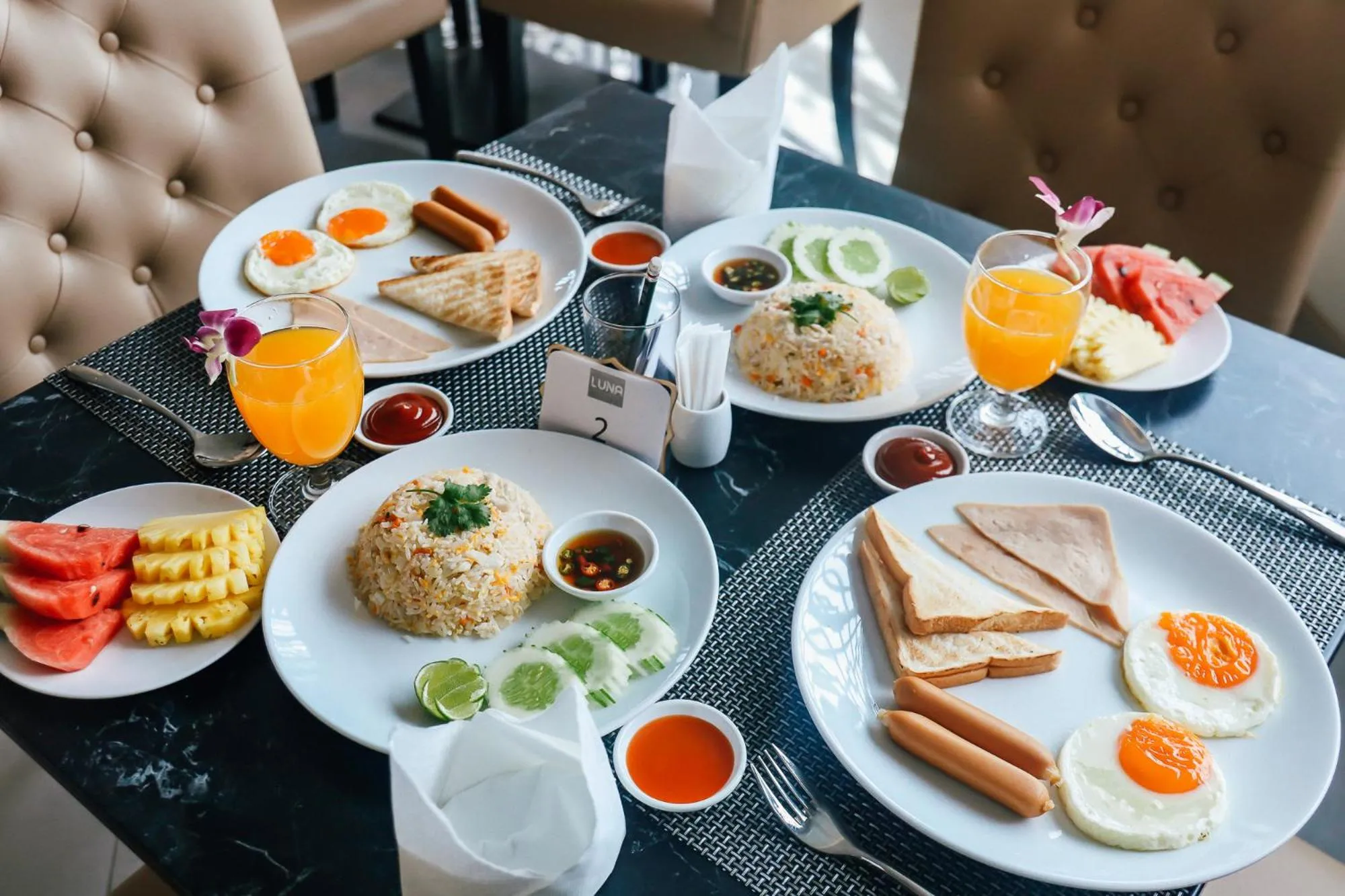 Breakfast in GLOW Pattaya