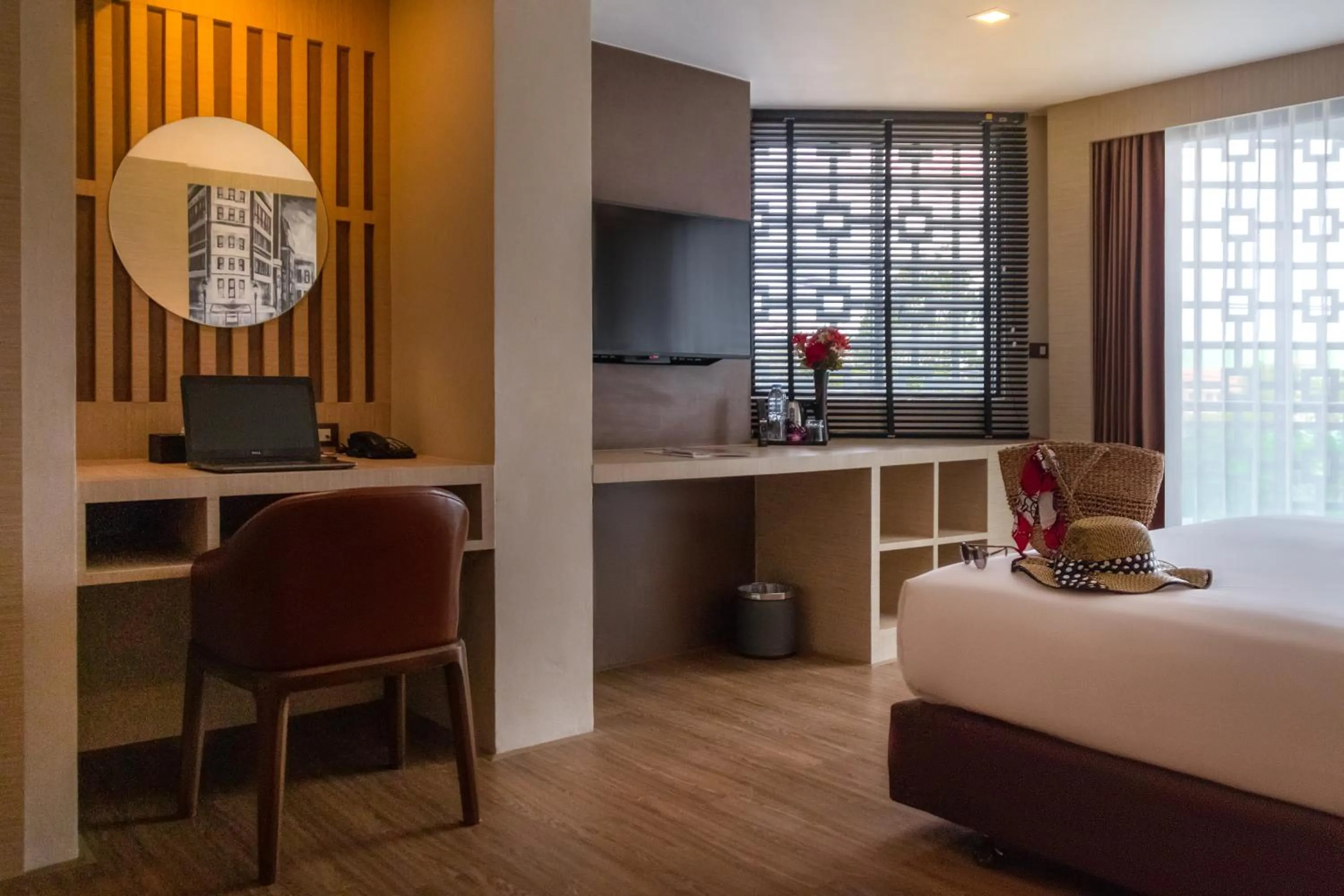 Living room, Bed in GLOW Pattaya