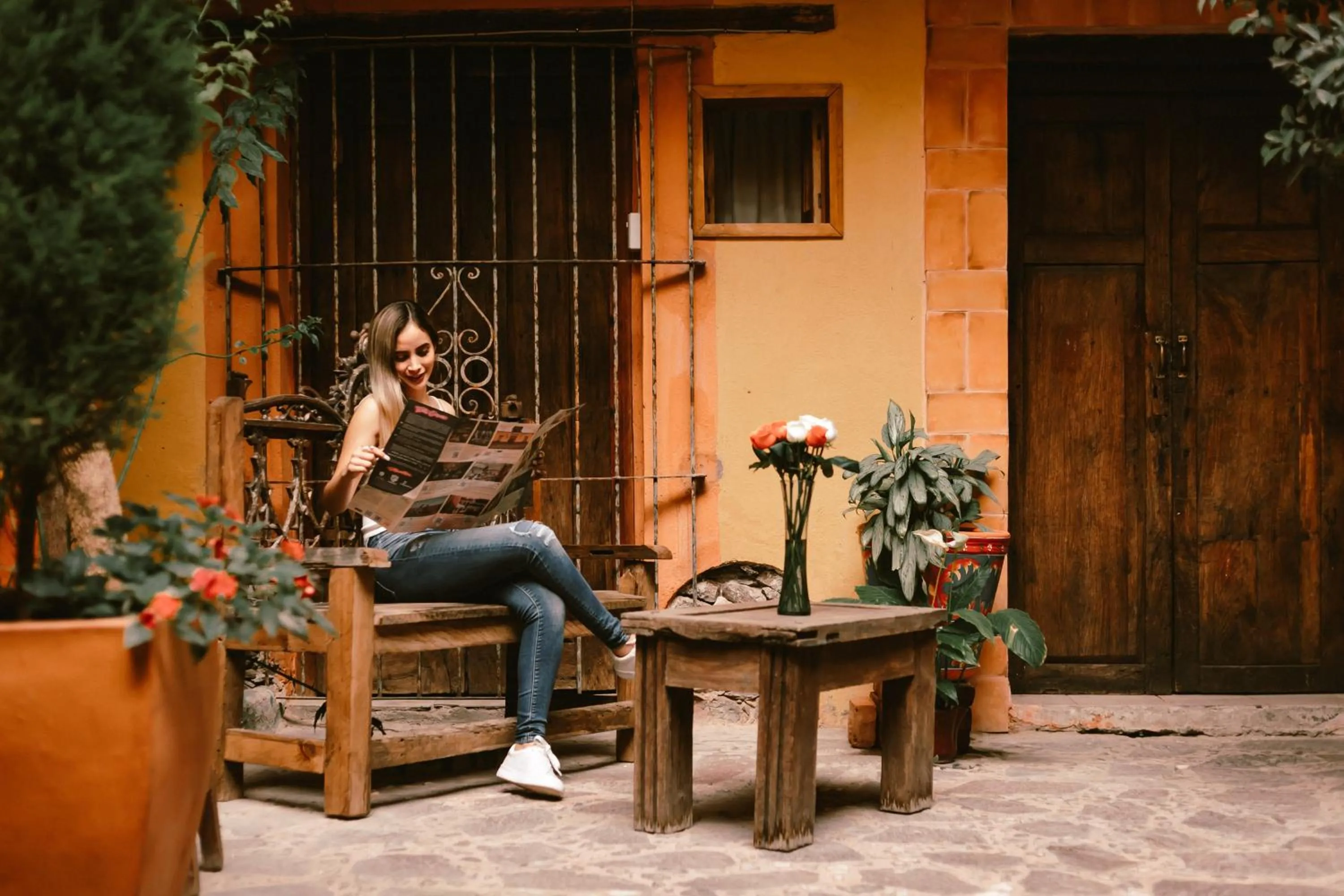 Garden in Hotel CasaMia
