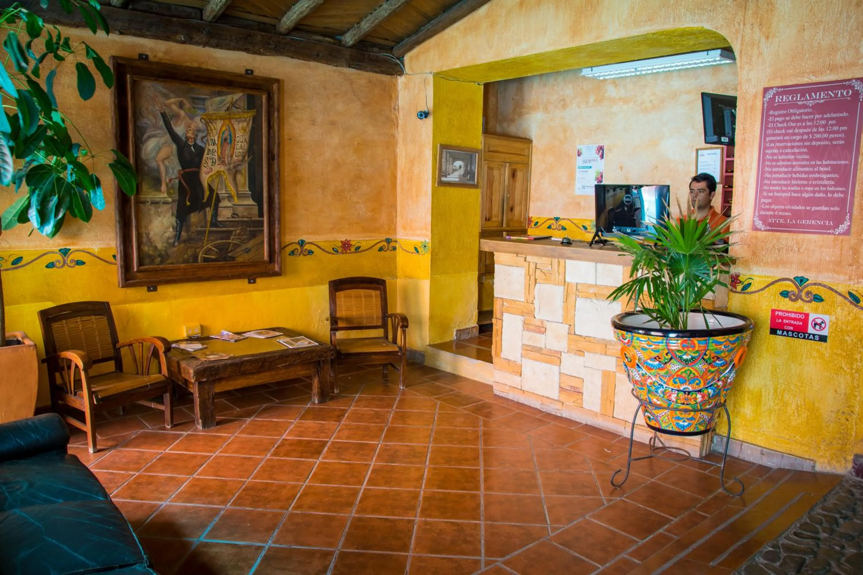 Lobby or reception in Hotel CasaMia