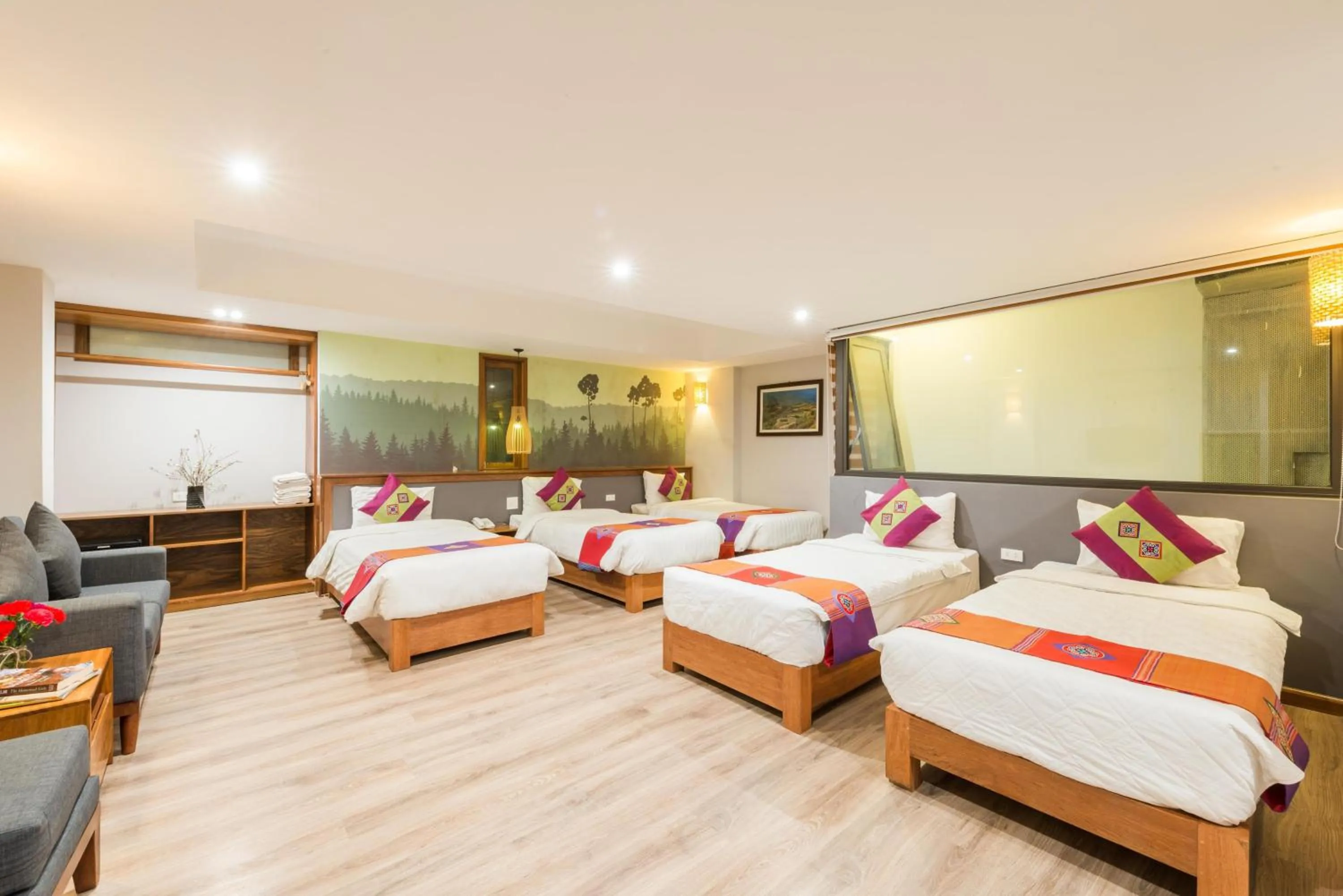 Photo of the whole room, Bed in Sapa Panorama Hotel