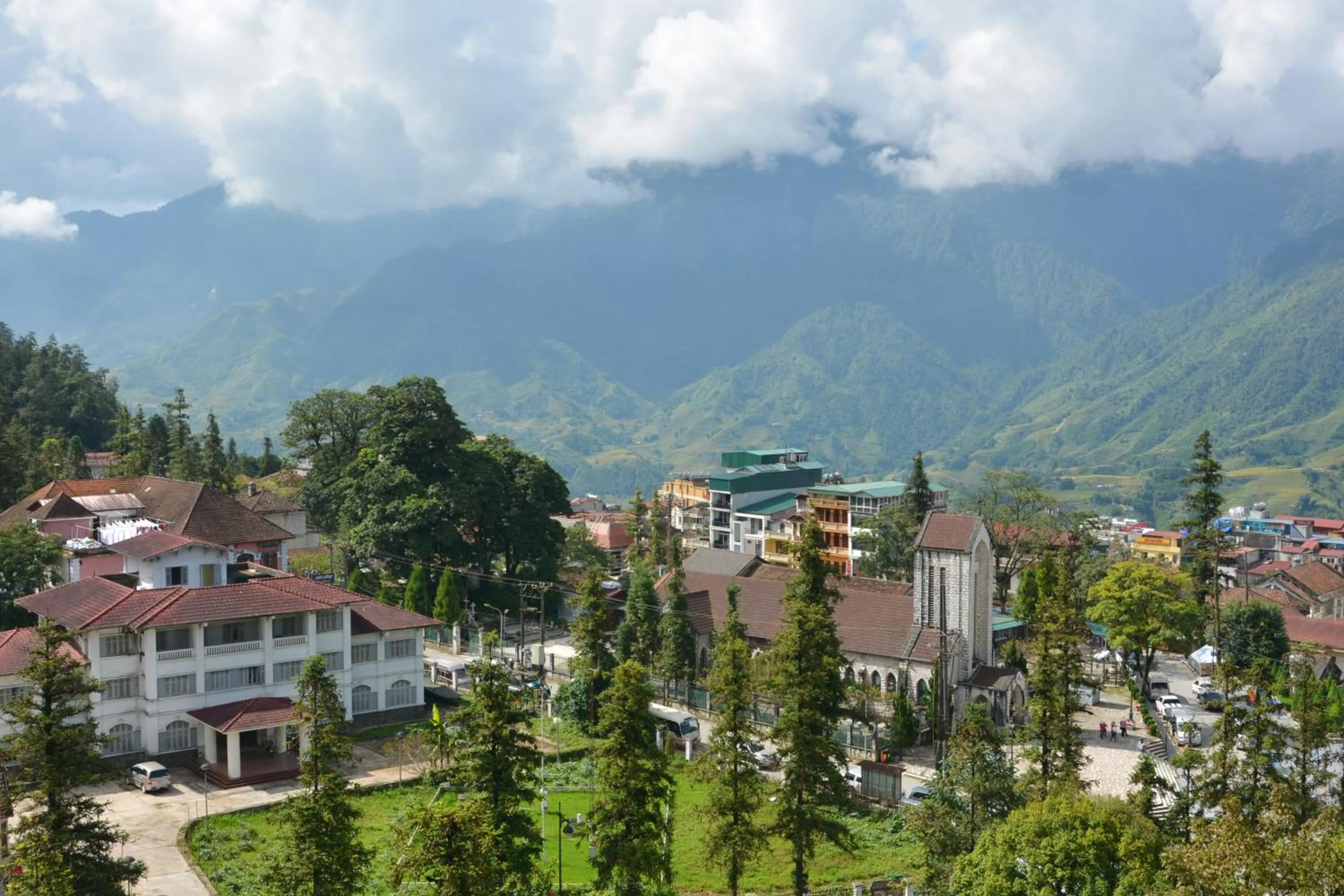 Balcony/Terrace in Sapa Panorama Hotel