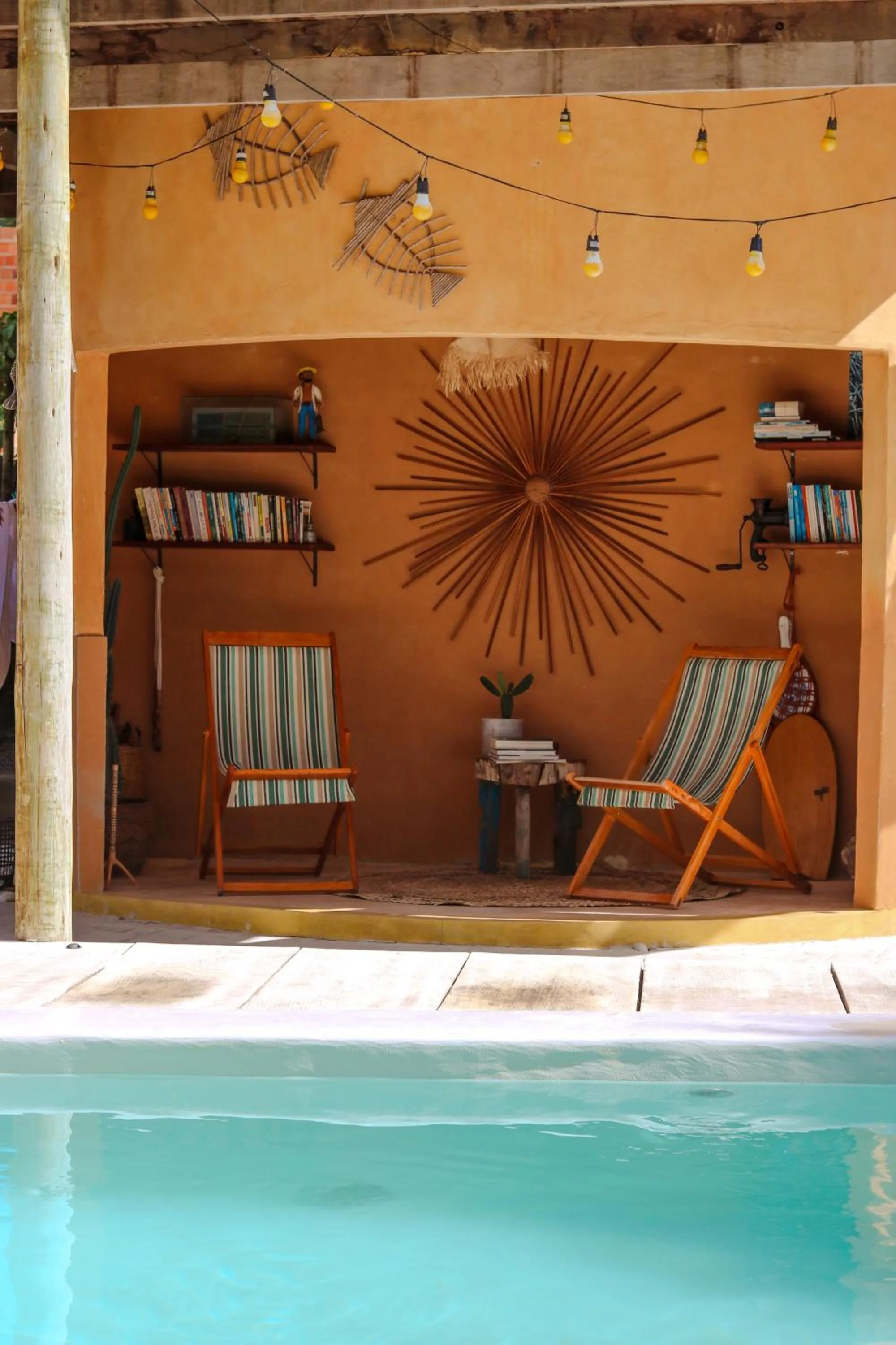 Library in Mangará Pousada