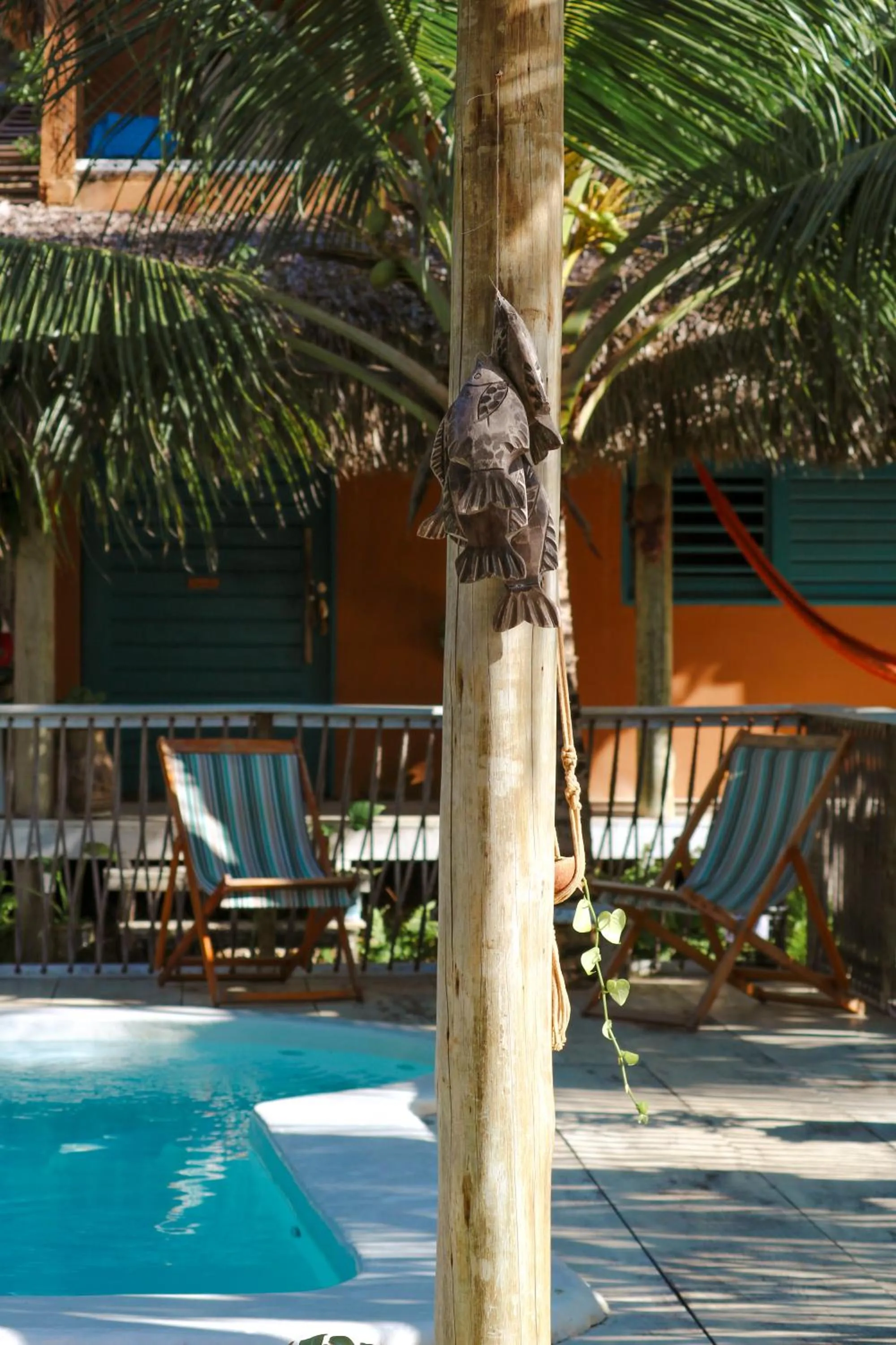 Decorative detail in Mangará Pousada