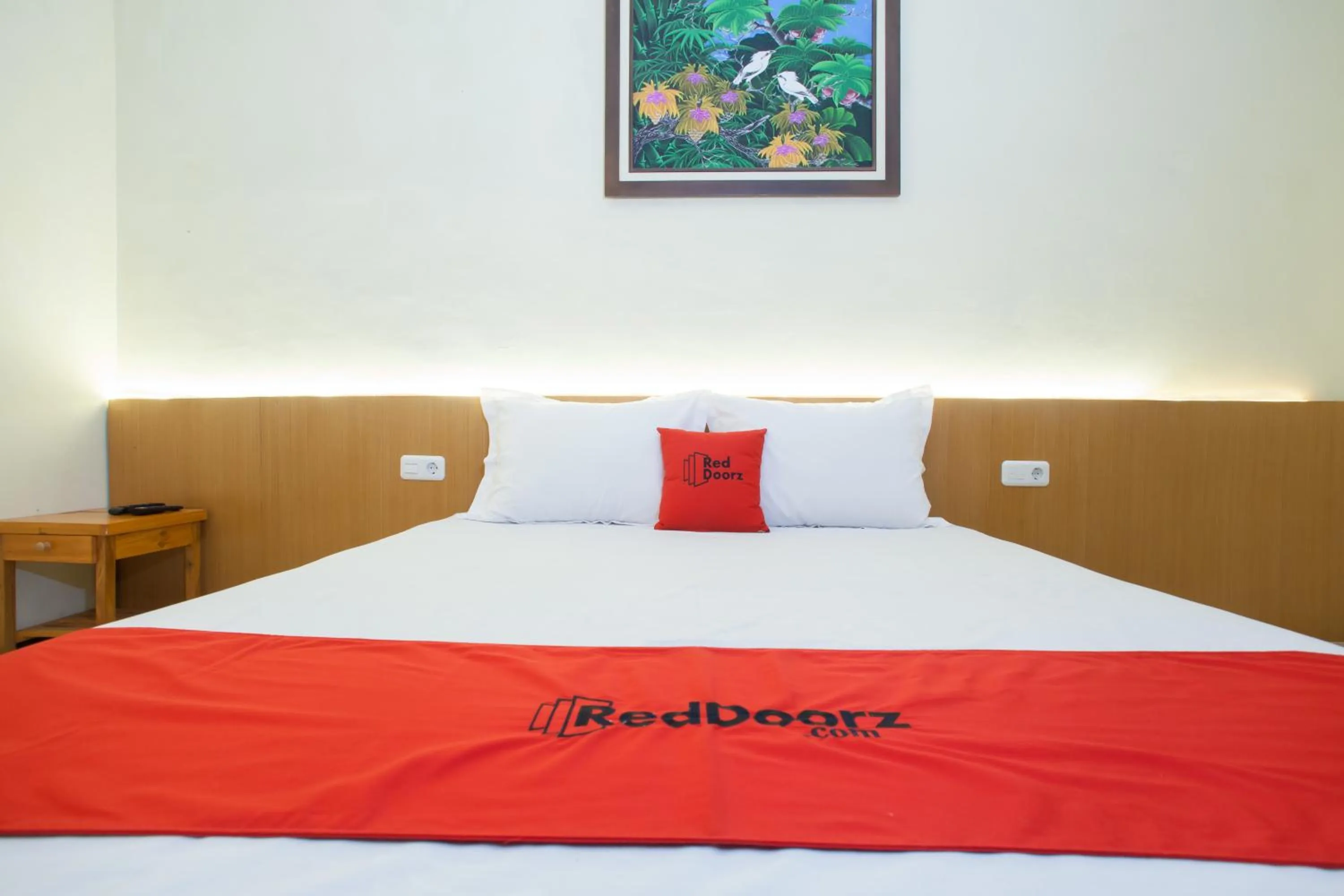 Bed in RedDoorz At Pandan Inn Batu