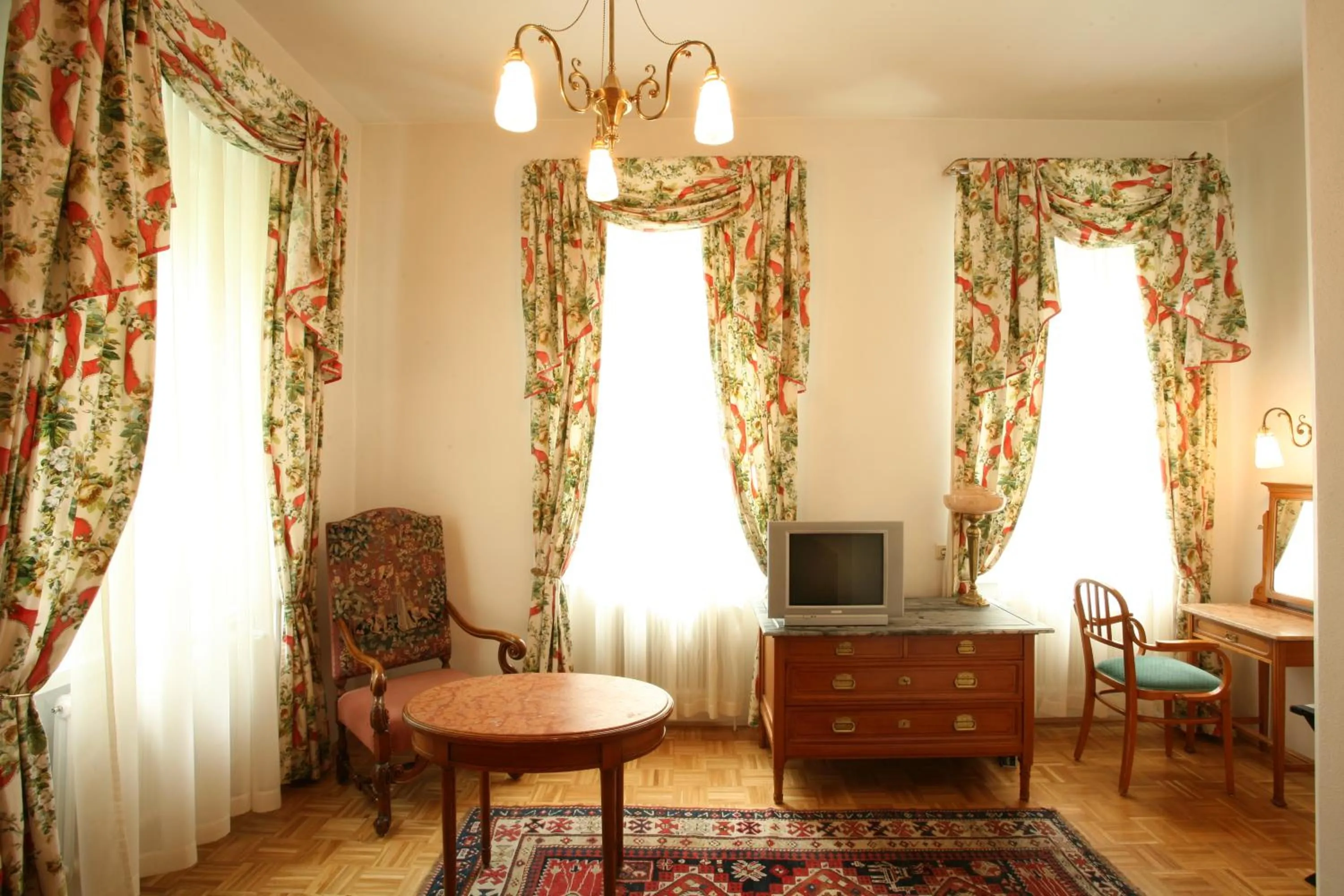 Seating area in Villa Solitude