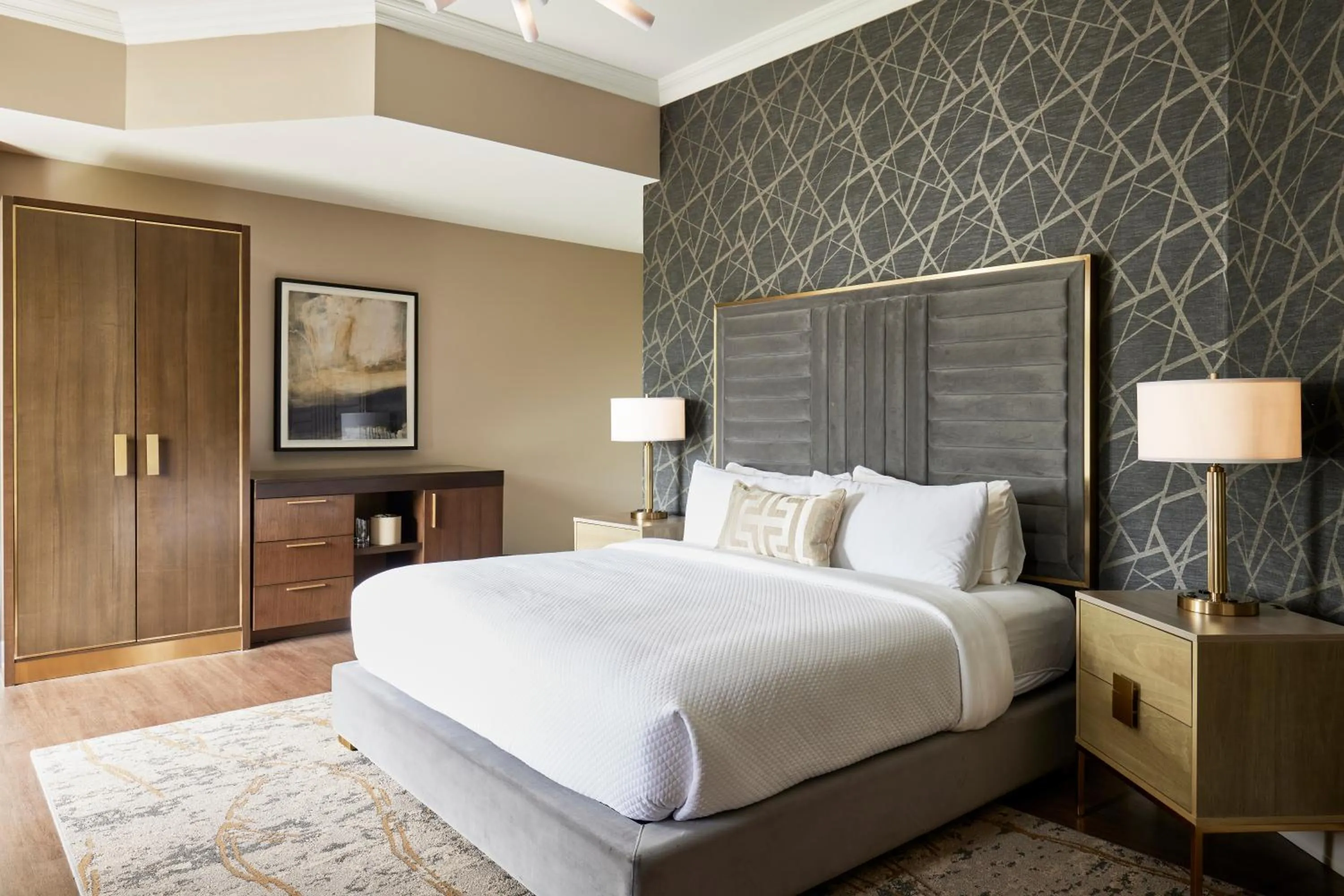 Photo of the whole room, Bed in The Chateau Grande Hotel