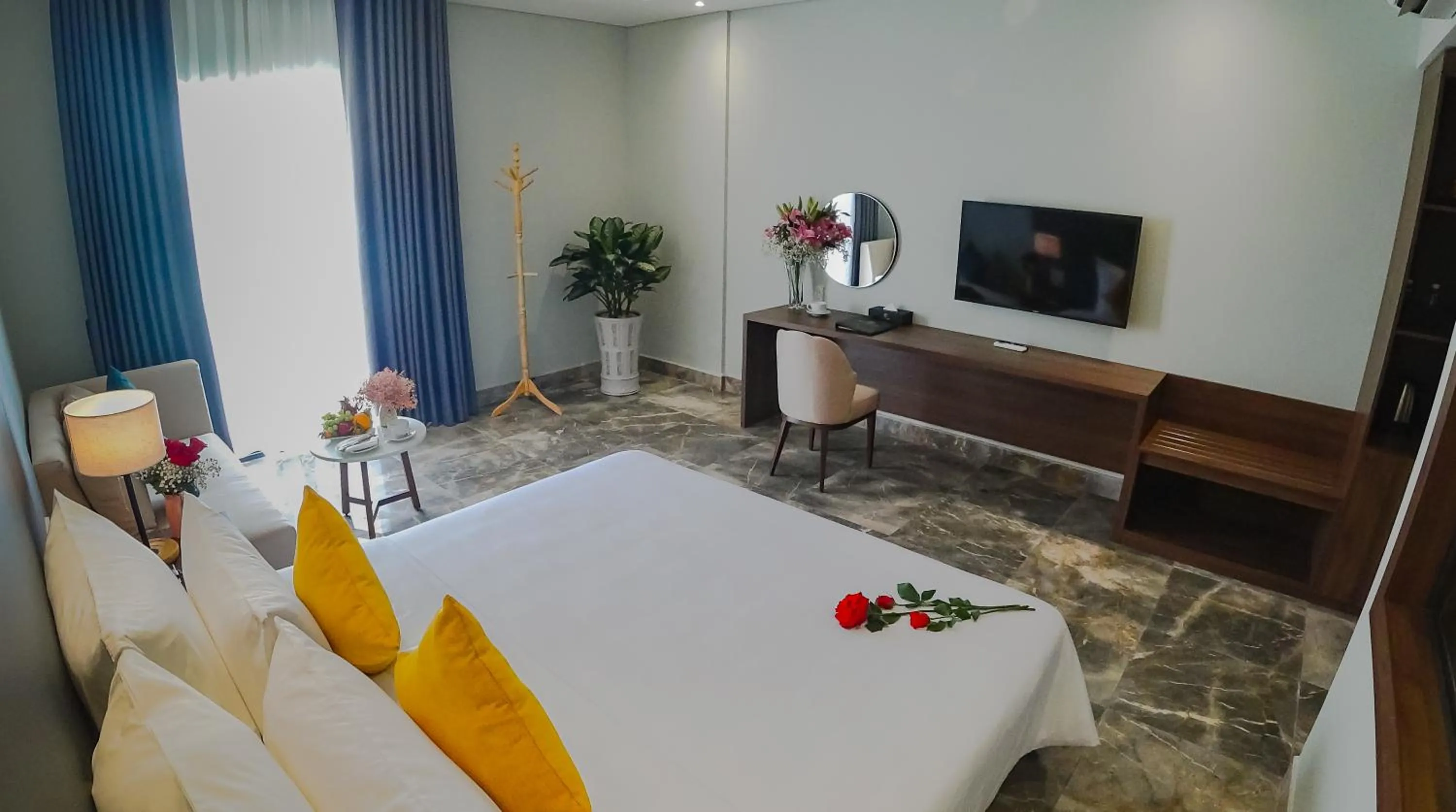 Photo of the whole room, Bed in PHU THANG GRAND HOTEL