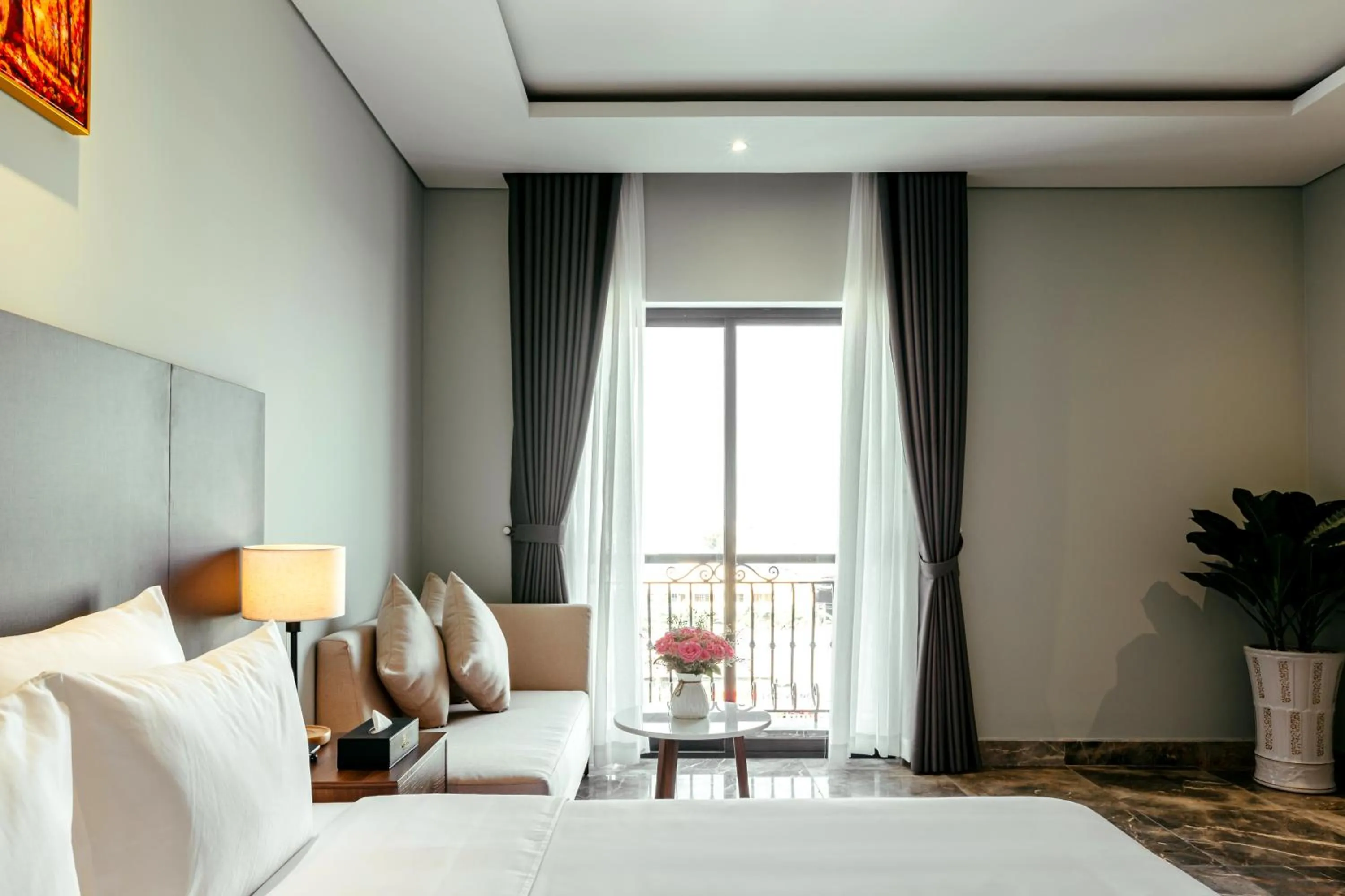 Bedroom, Bed in PHU THANG GRAND HOTEL