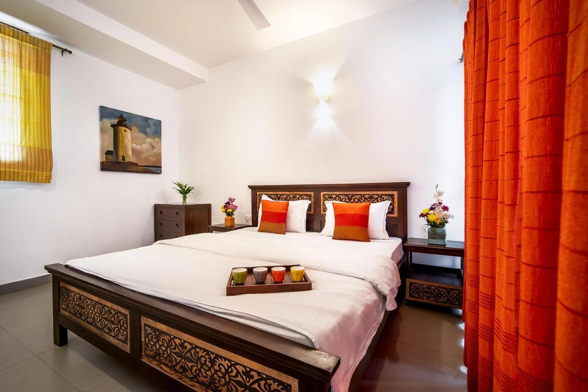 Bedroom, Bed in StayVista at Saanu Ki Villa with free Breakfast