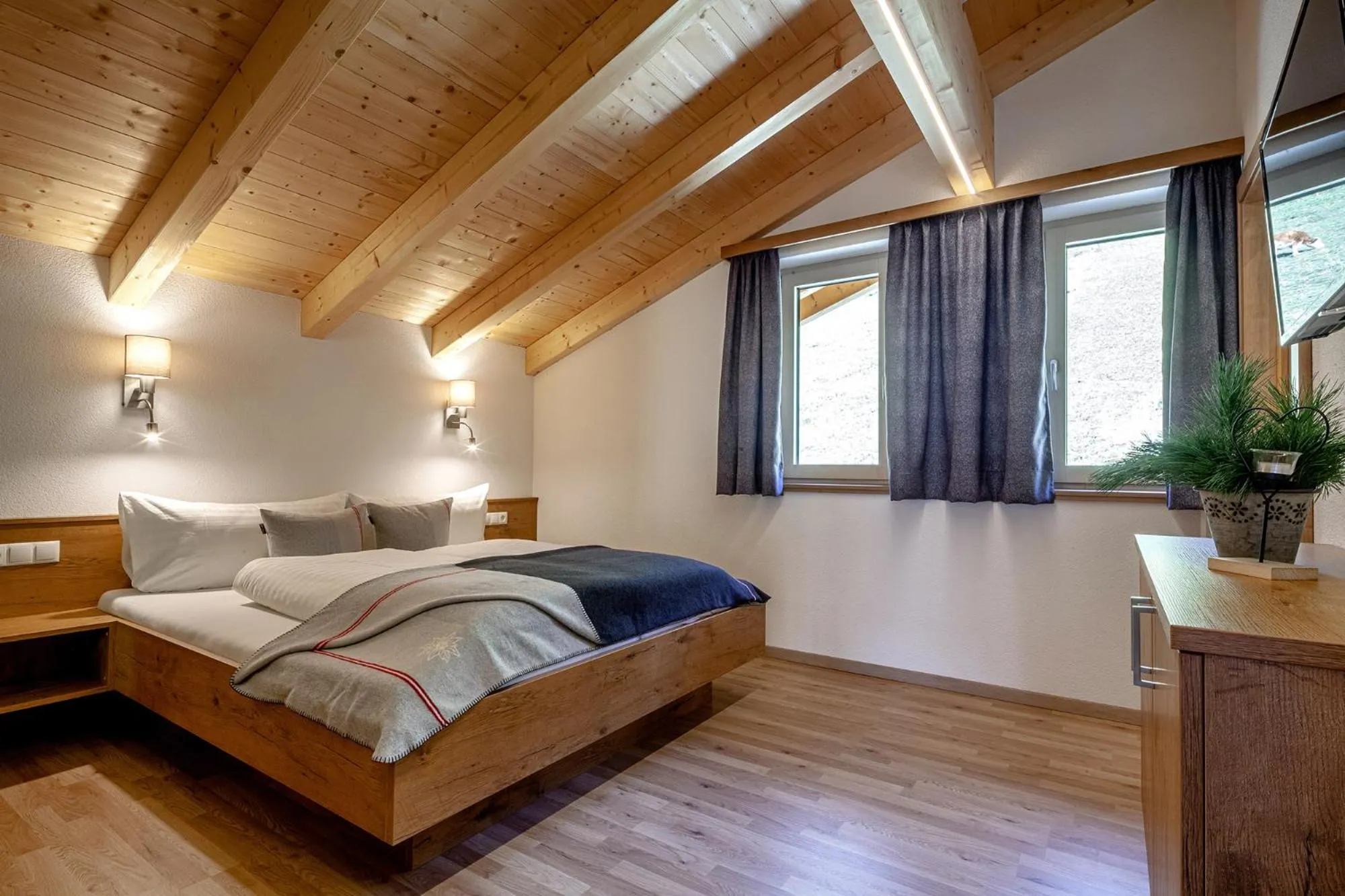 Bed in Bergchalet Haflingerherz