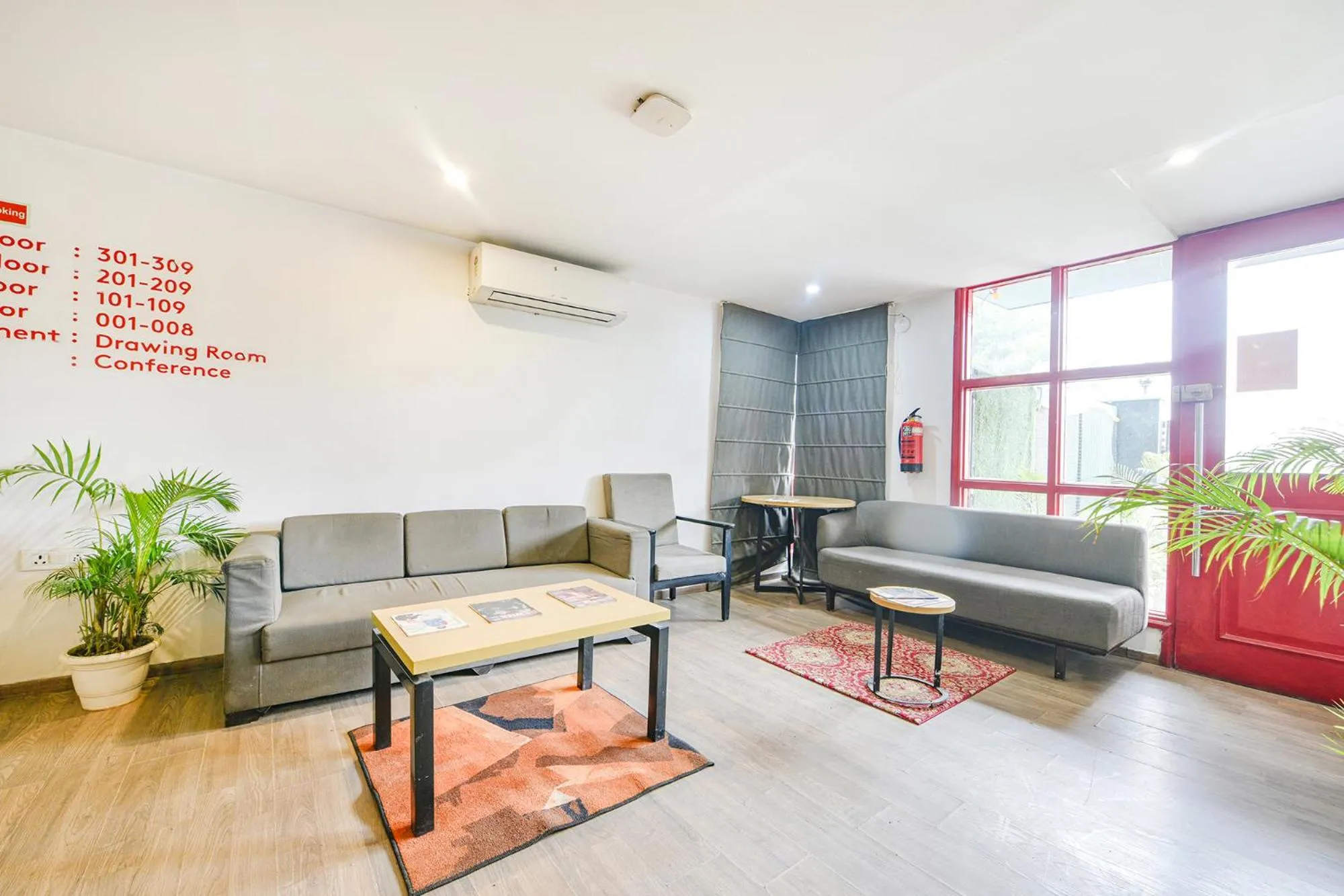 Seating area in FabHotel Comfort Residency I - Nr Artemis Hospital Gurgaon'