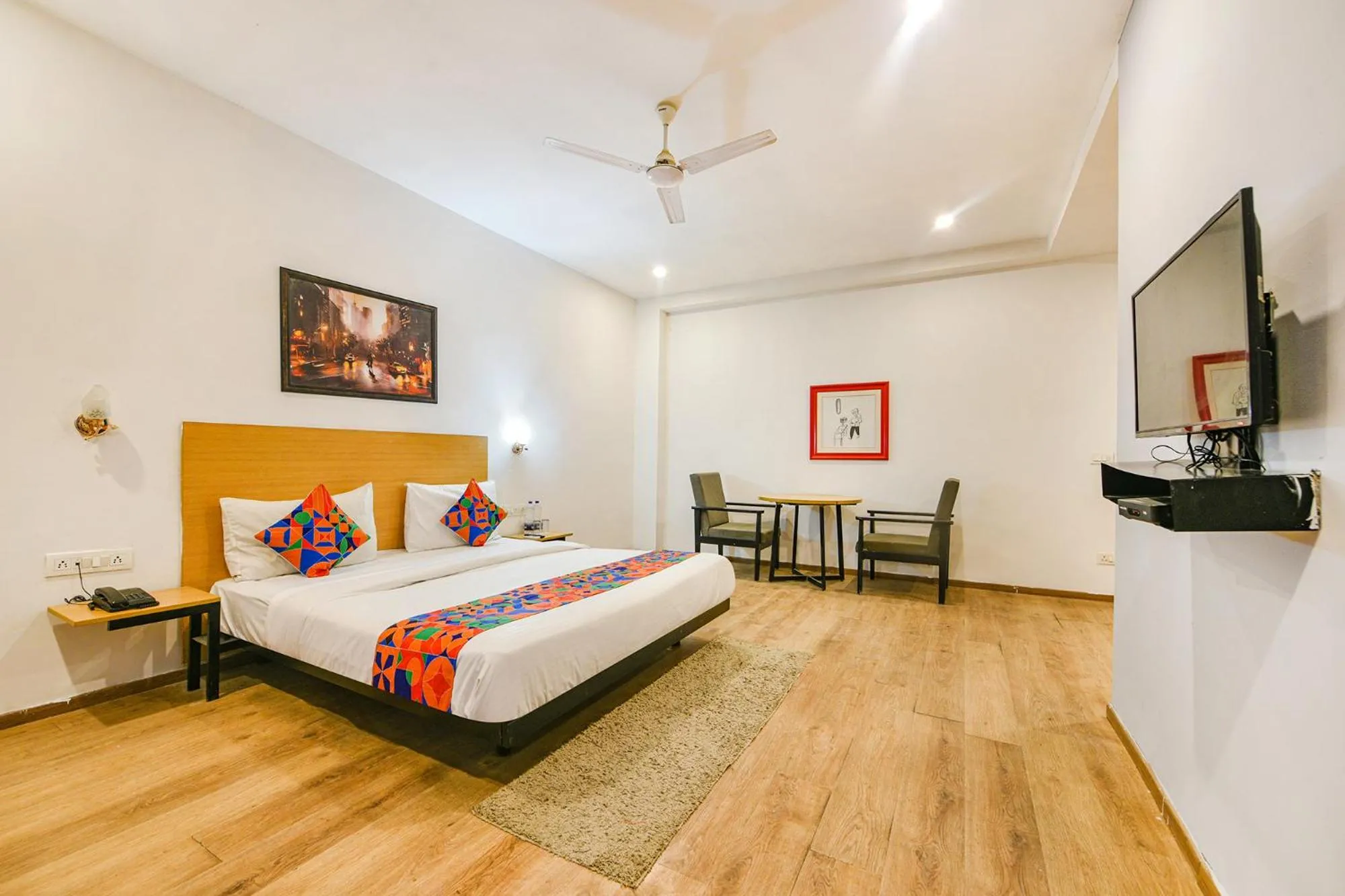 Bed in FabHotel Comfort Residency I - Nr Artemis Hospital Gurgaon'