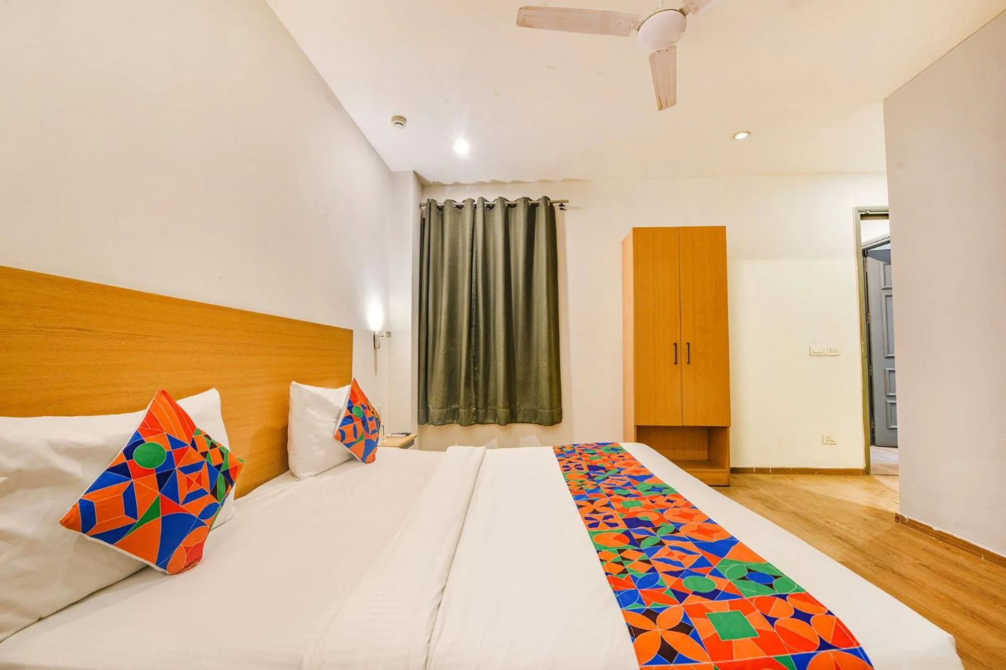 Bed in FabHotel Comfort Residency I - Nr Artemis Hospital Gurgaon'